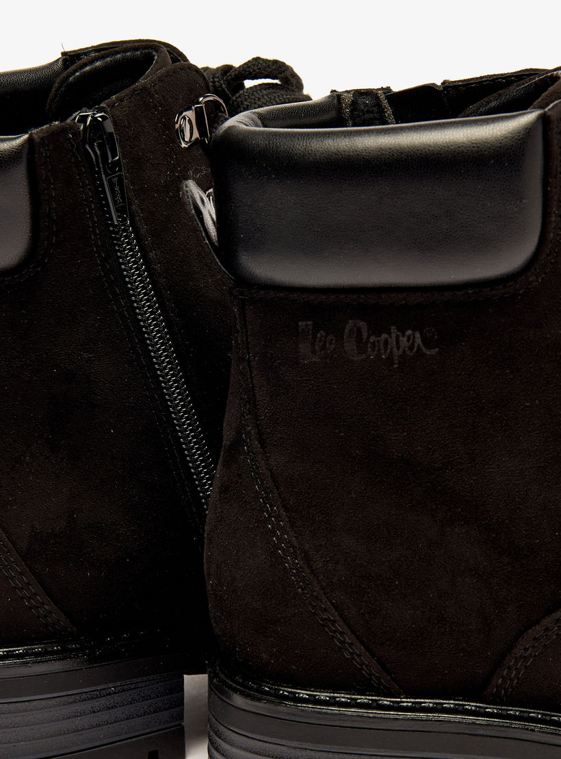 Lee Cooper Women's Ankle Boots with Zip Closure and Block Heels-women-shoes-boots-image-5
