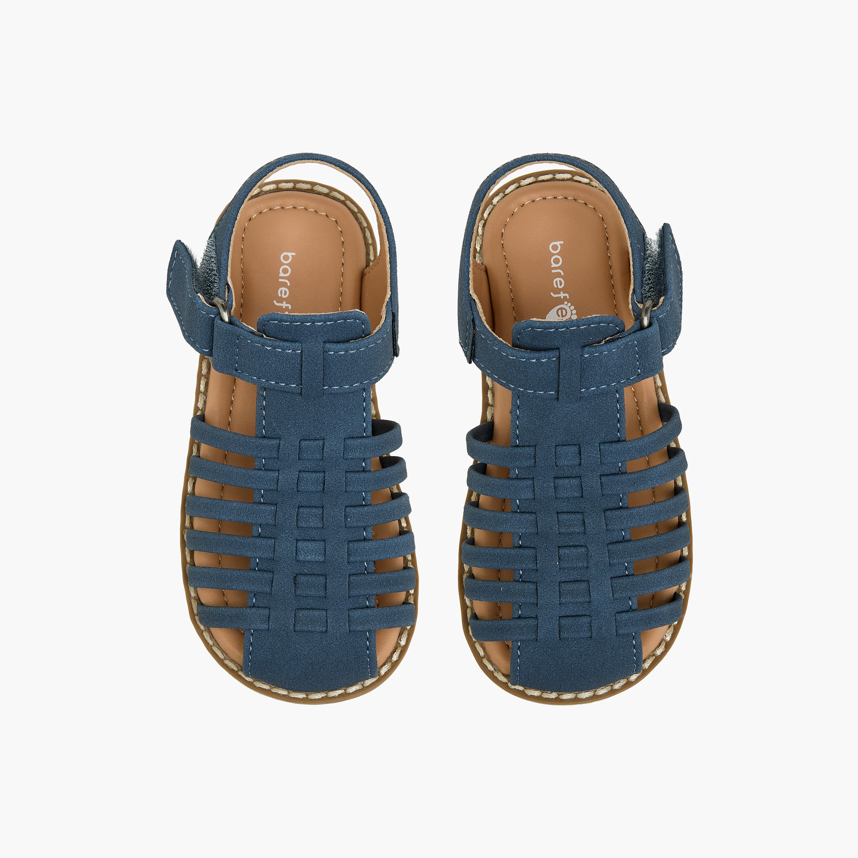 Barefeet Boys Hook & Loop Strap Sandals-boys-shoes-sandals-image-1