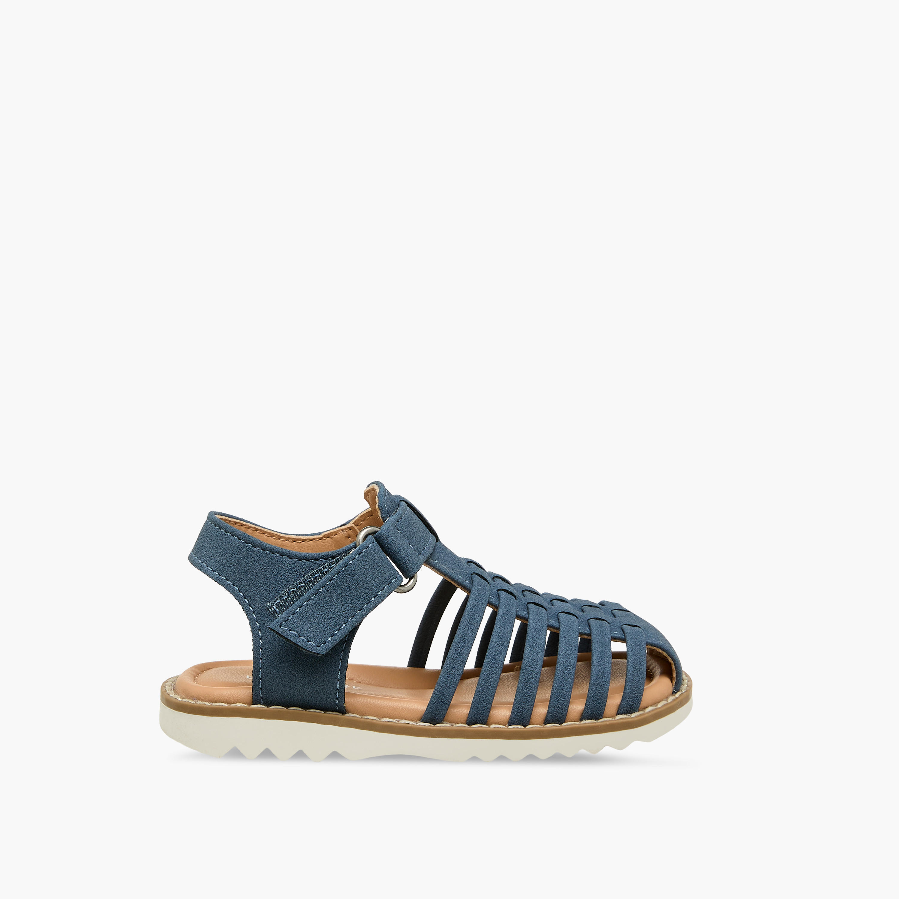 Barefeet Boys Hook & Loop Strap Sandals-boys-shoes-sandals-image-2