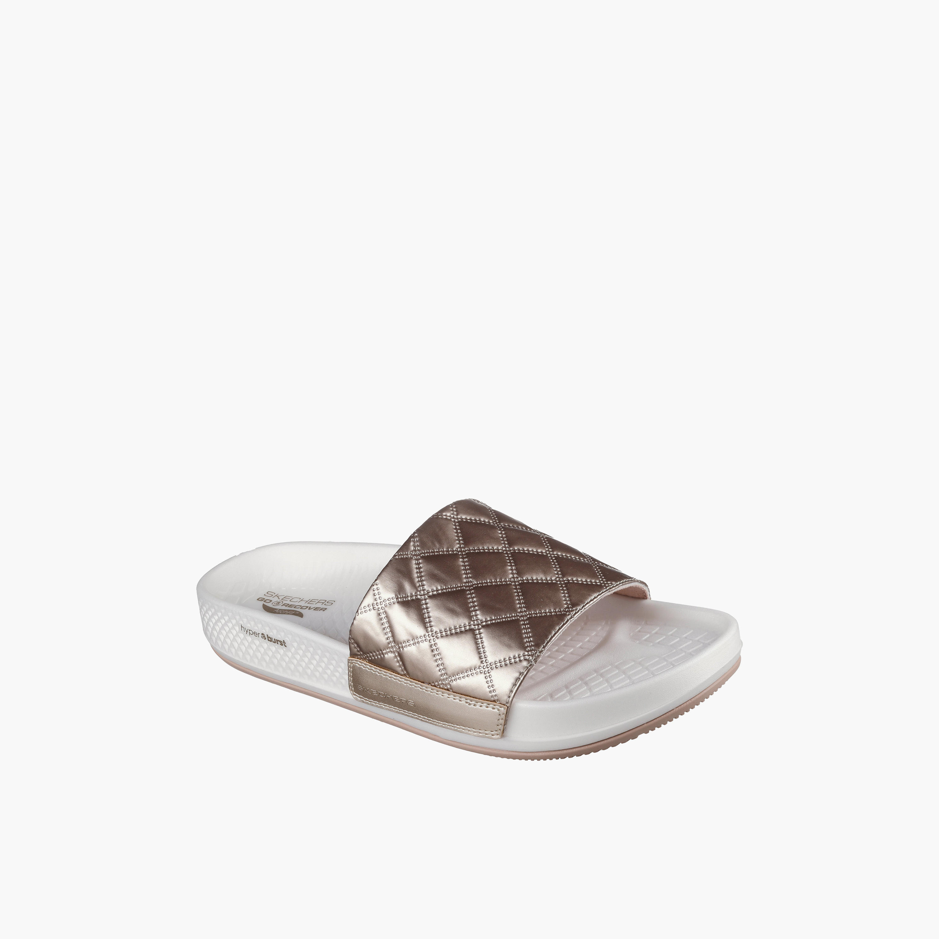 Skechers Women ARCH FIT HYPER Slide Slippers - 141711-GLD-women-shoes-flipflopsandslides-image-1