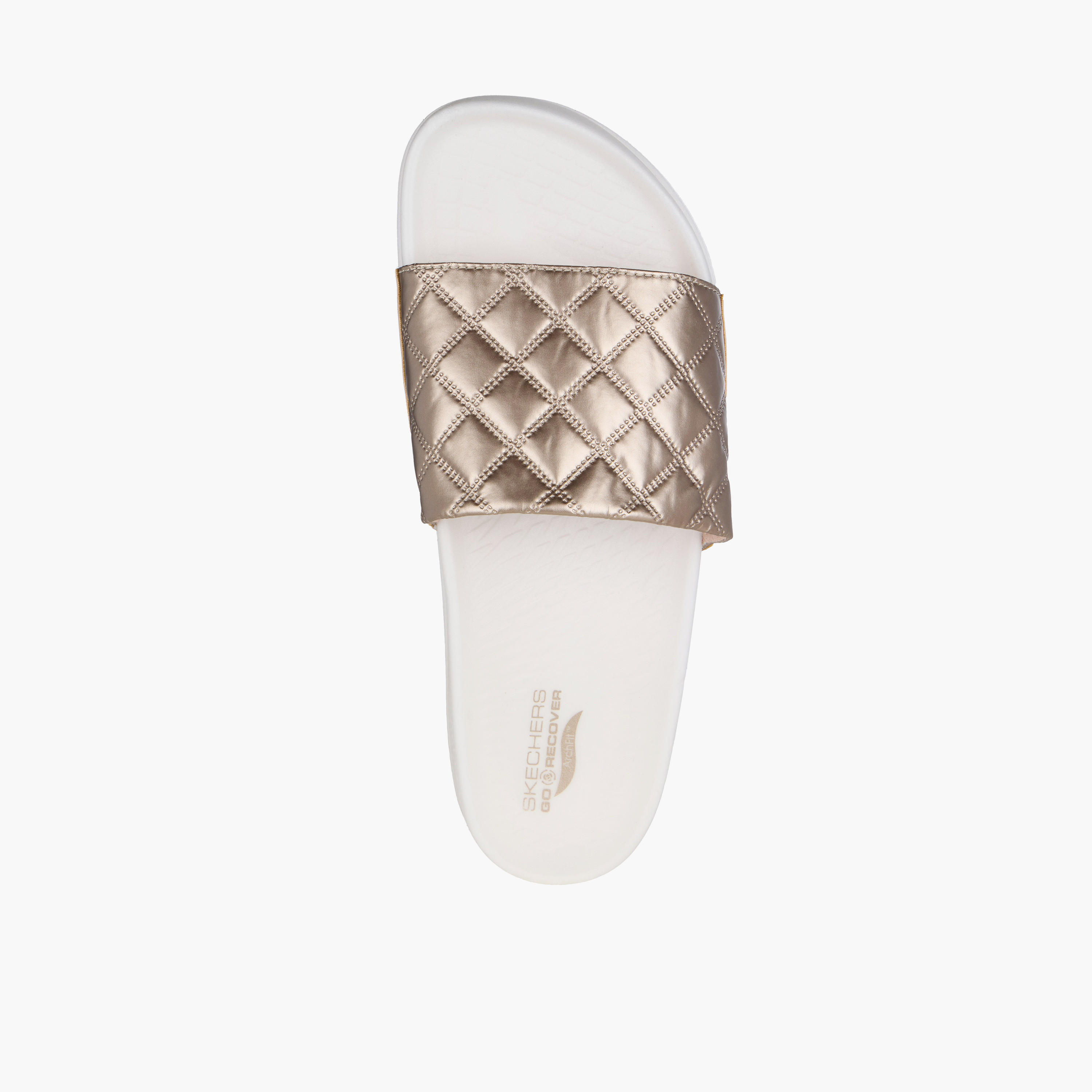 Skechers Women ARCH FIT HYPER Slide Slippers - 141711-GLD-women-shoes-flipflopsandslides-image-2