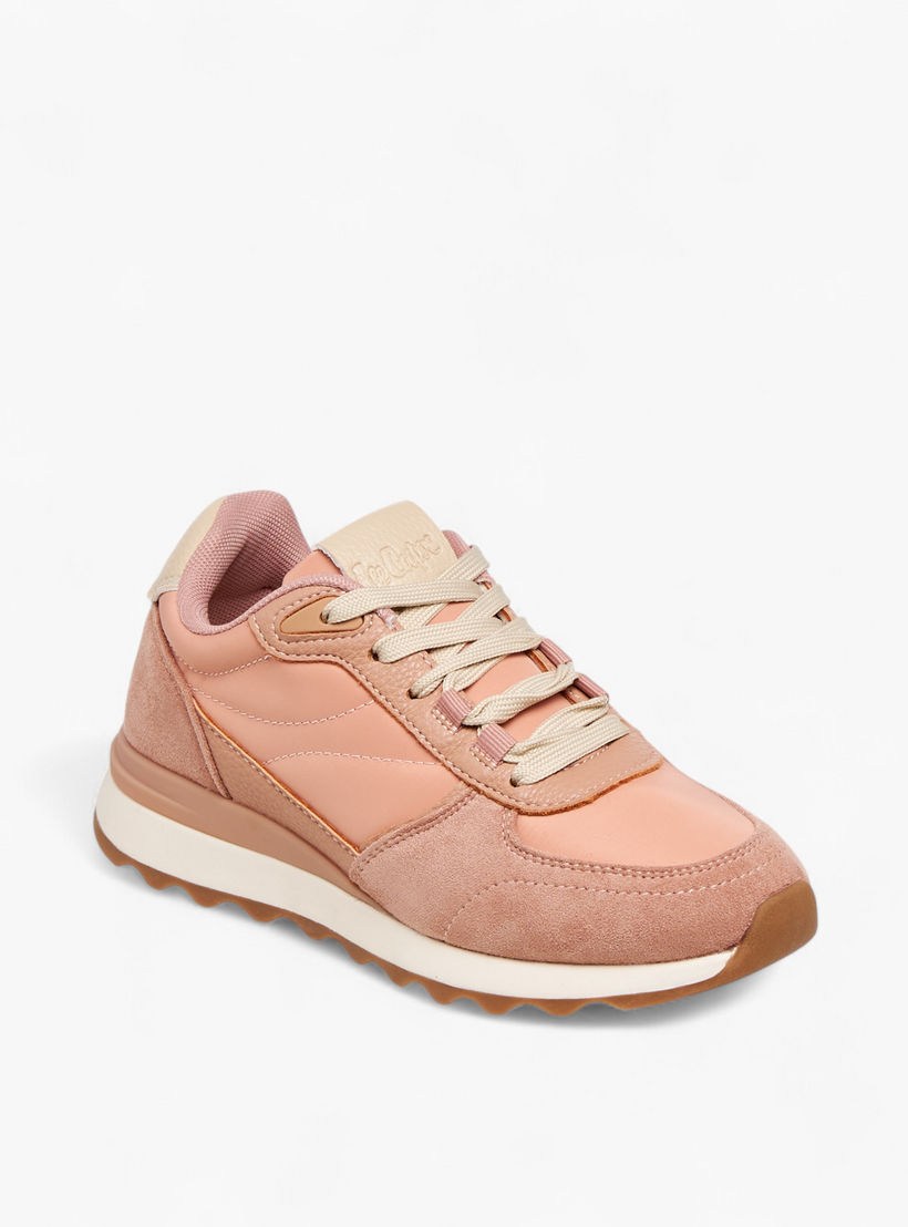 Lee Cooper Women's Panelled Lace-Up Sneakers-women-shoes-sneakers-image-2