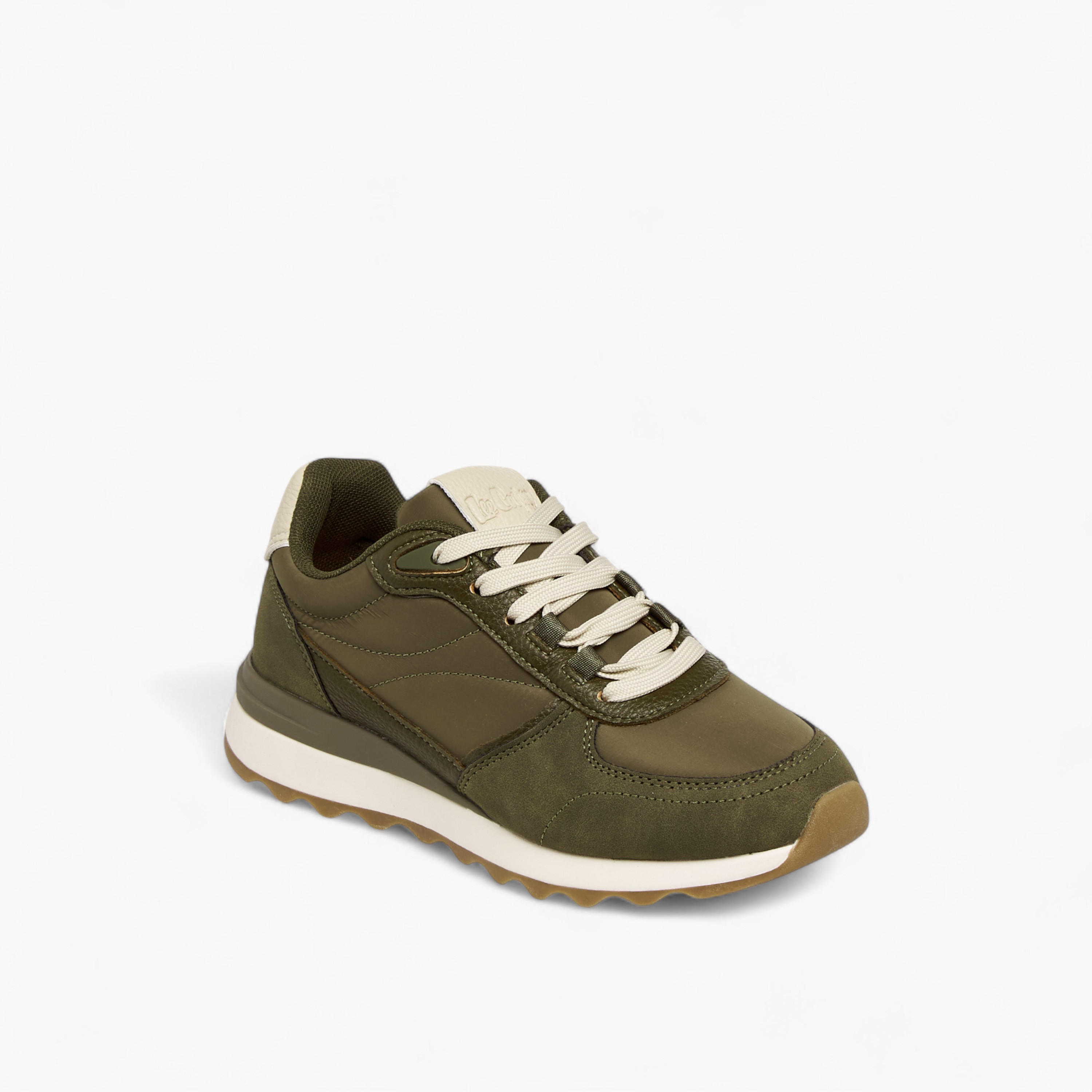 Lee Cooper Women's Panelled Lace-Up Sneakers-women-shoes-sneakers-image-2