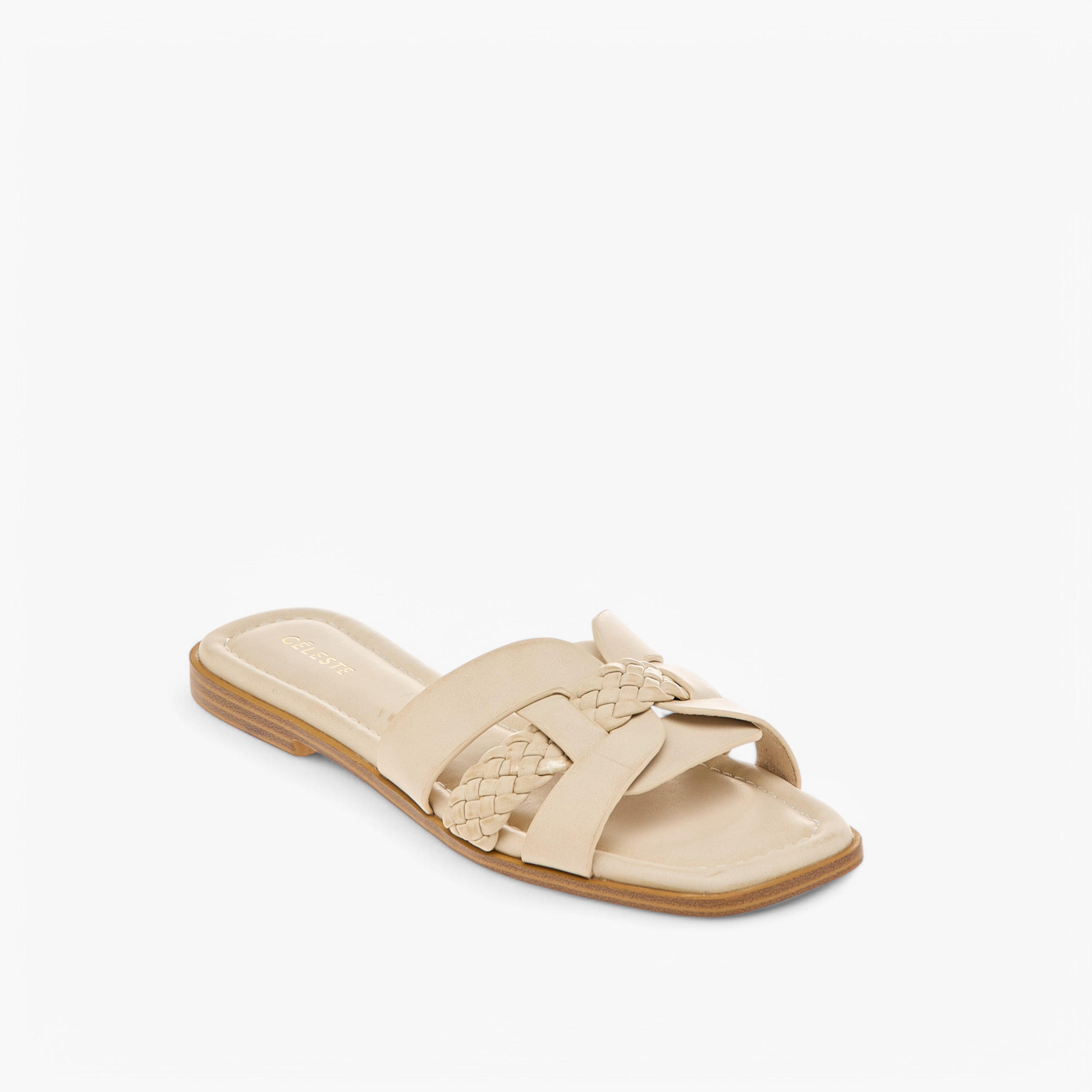 صندل سهل الارتداء وبارز الملمس للنساء من سيليست-women-shoes-flats-sandals-image-2