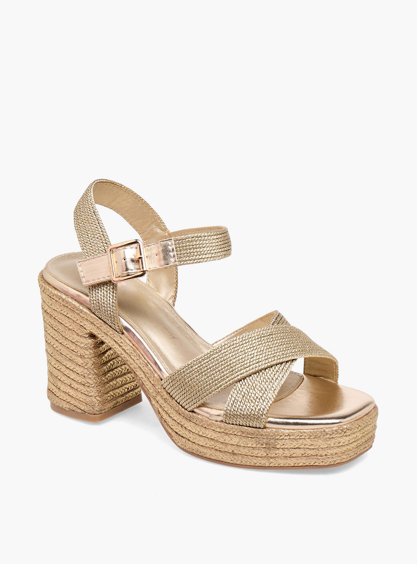 صندل بكعب سميك وأحزمة متقاطعة للنساء من إكس تي آي-women-shoes-sandals-heeled-image-2