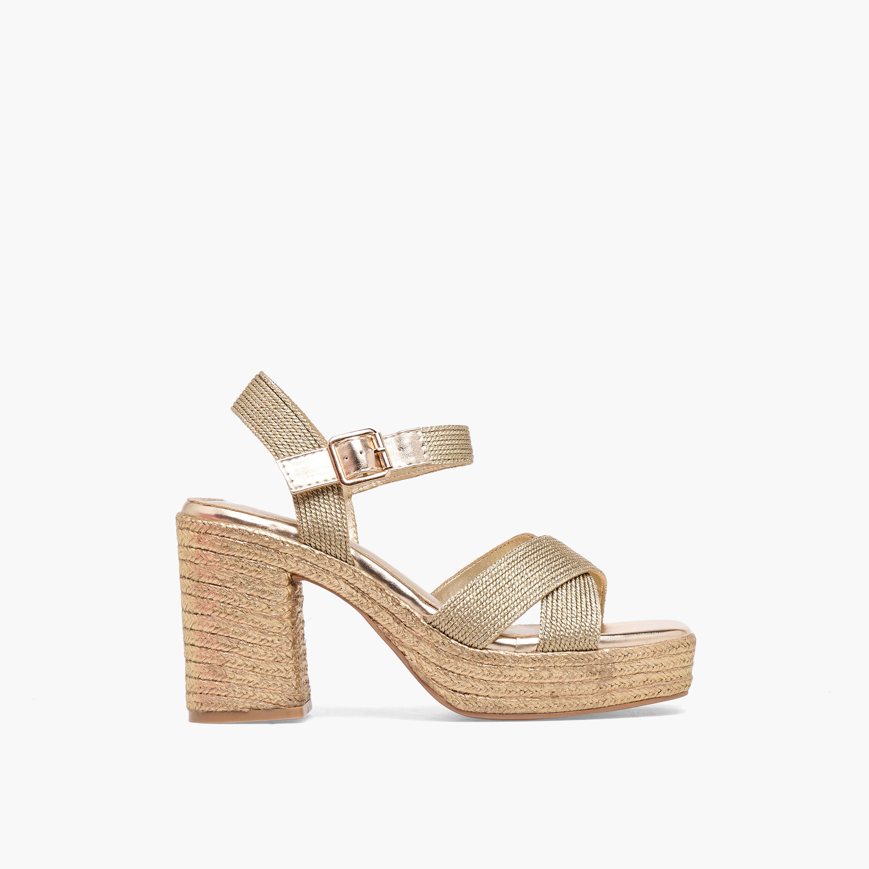 صندل بكعب سميك وأحزمة متقاطعة للنساء من إكس تي آي-women-shoes-sandals-heeled-image-3