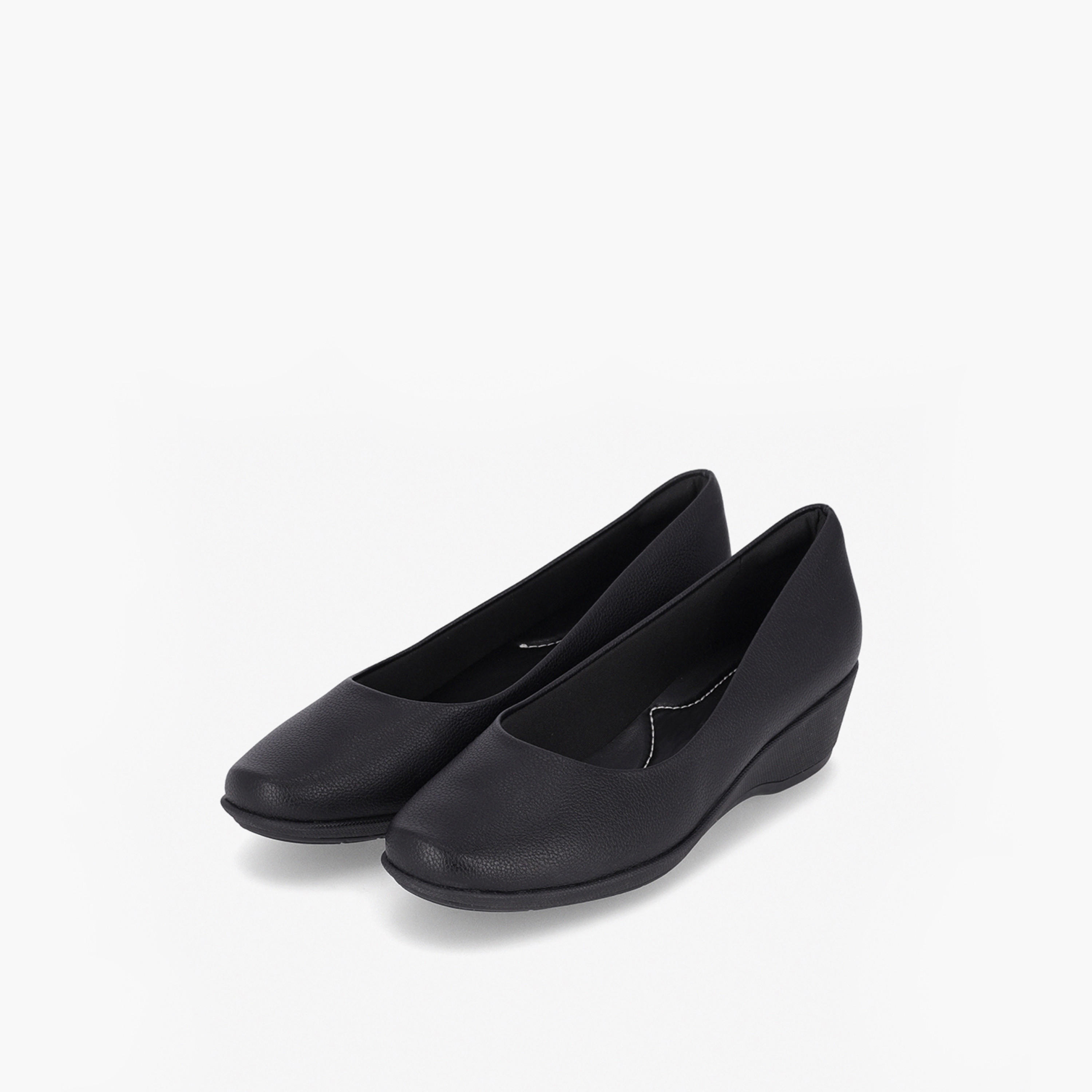 Piccadilly Round Toe Slip-On Shoes with Wedge Heels-women-shoes-ballerinas-image-1