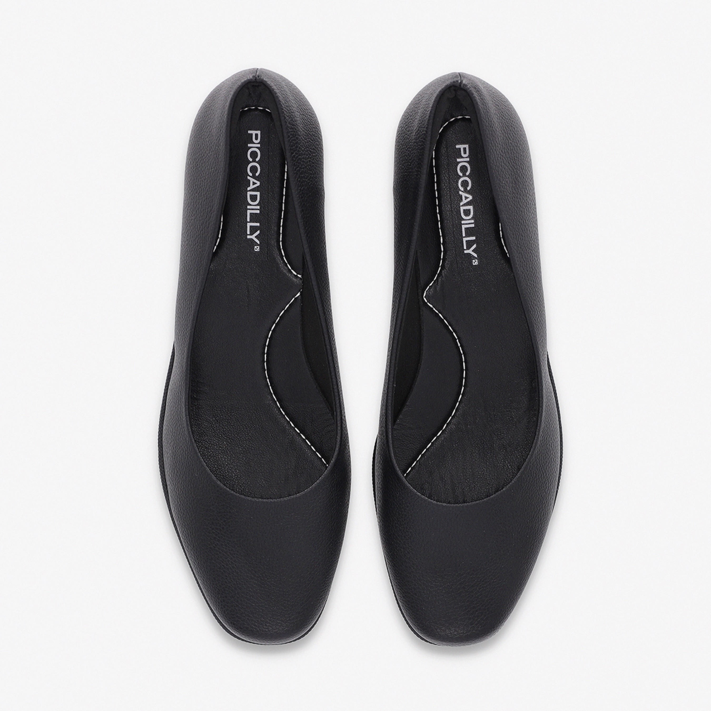 Piccadilly Round Toe Slip-On Shoes with Wedge Heels-women-shoes-ballerinas-image-3