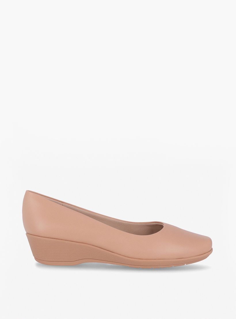 Piccadilly Round Toe Slip-On Shoes with Wedge Heels-women-shoes-ballerinas-image-2