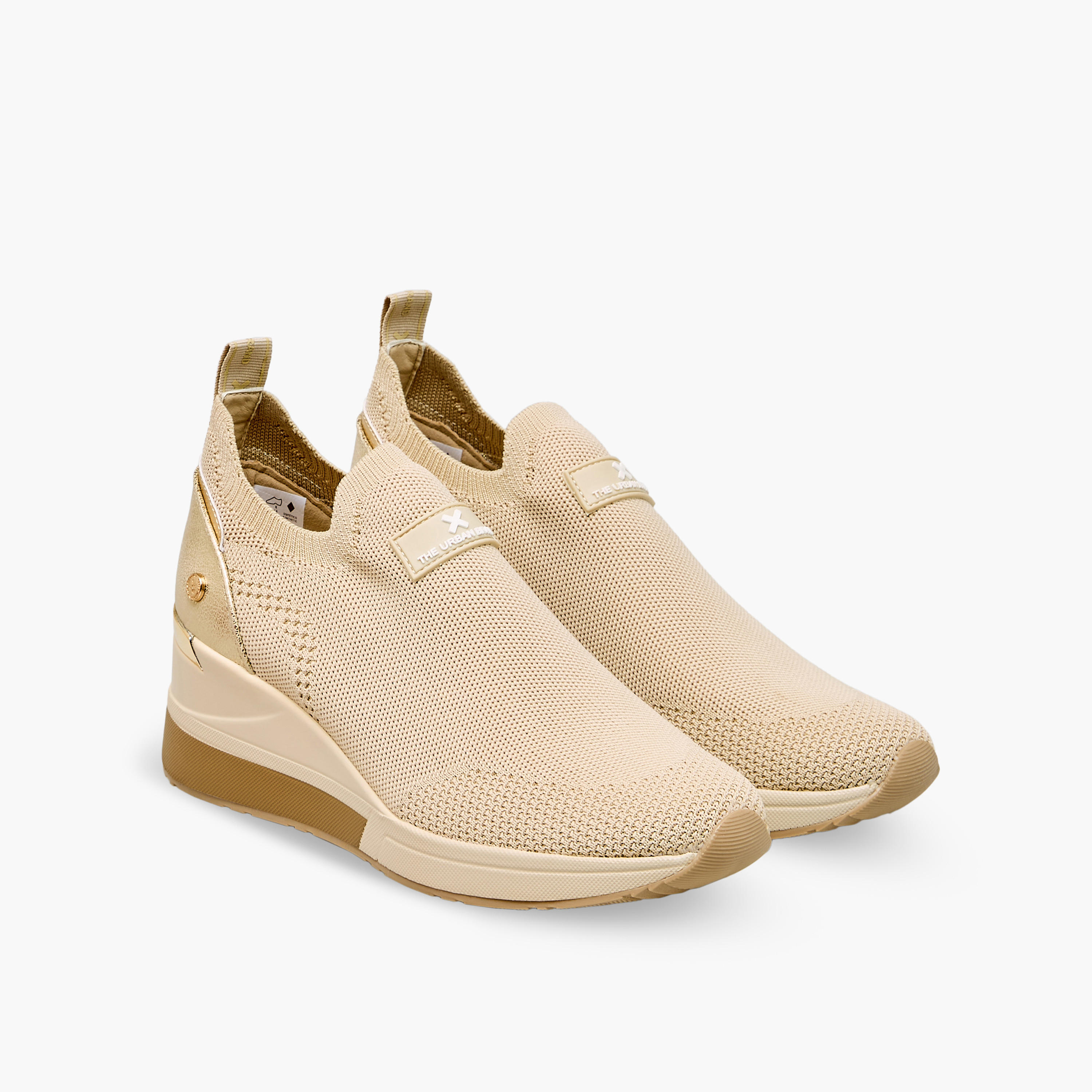 XTI Women Textured Slip-On Ankle Sneakers-women-shoes-sneakers-image-1