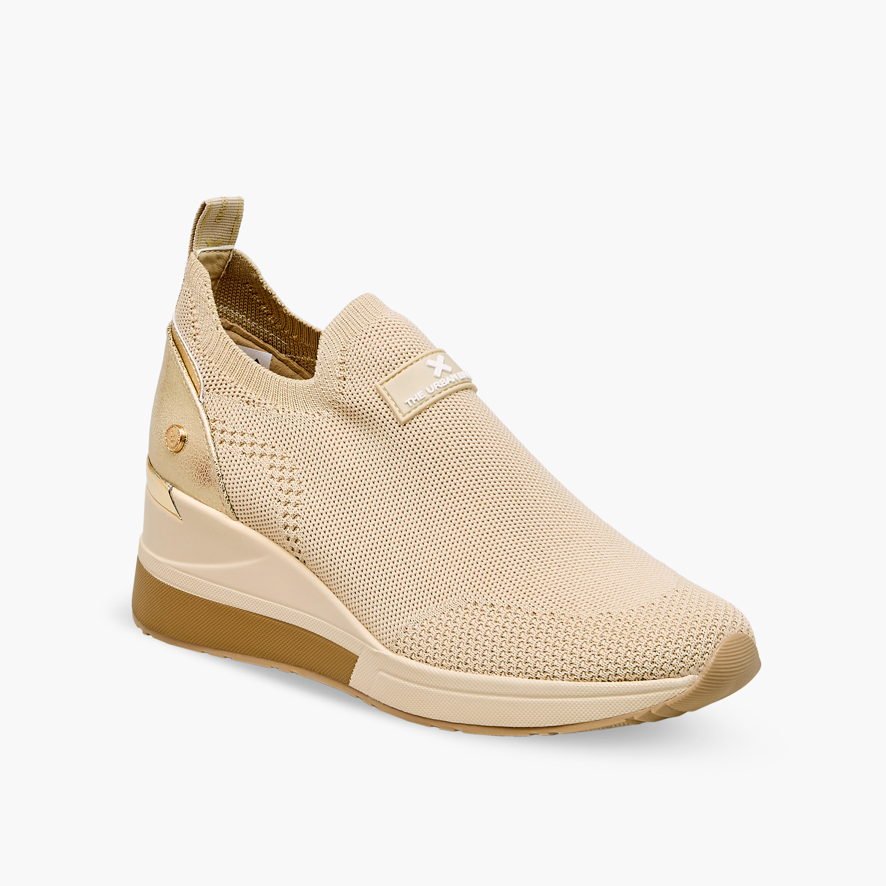XTI Women Textured Slip-On Ankle Sneakers-women-shoes-sneakers-image-2