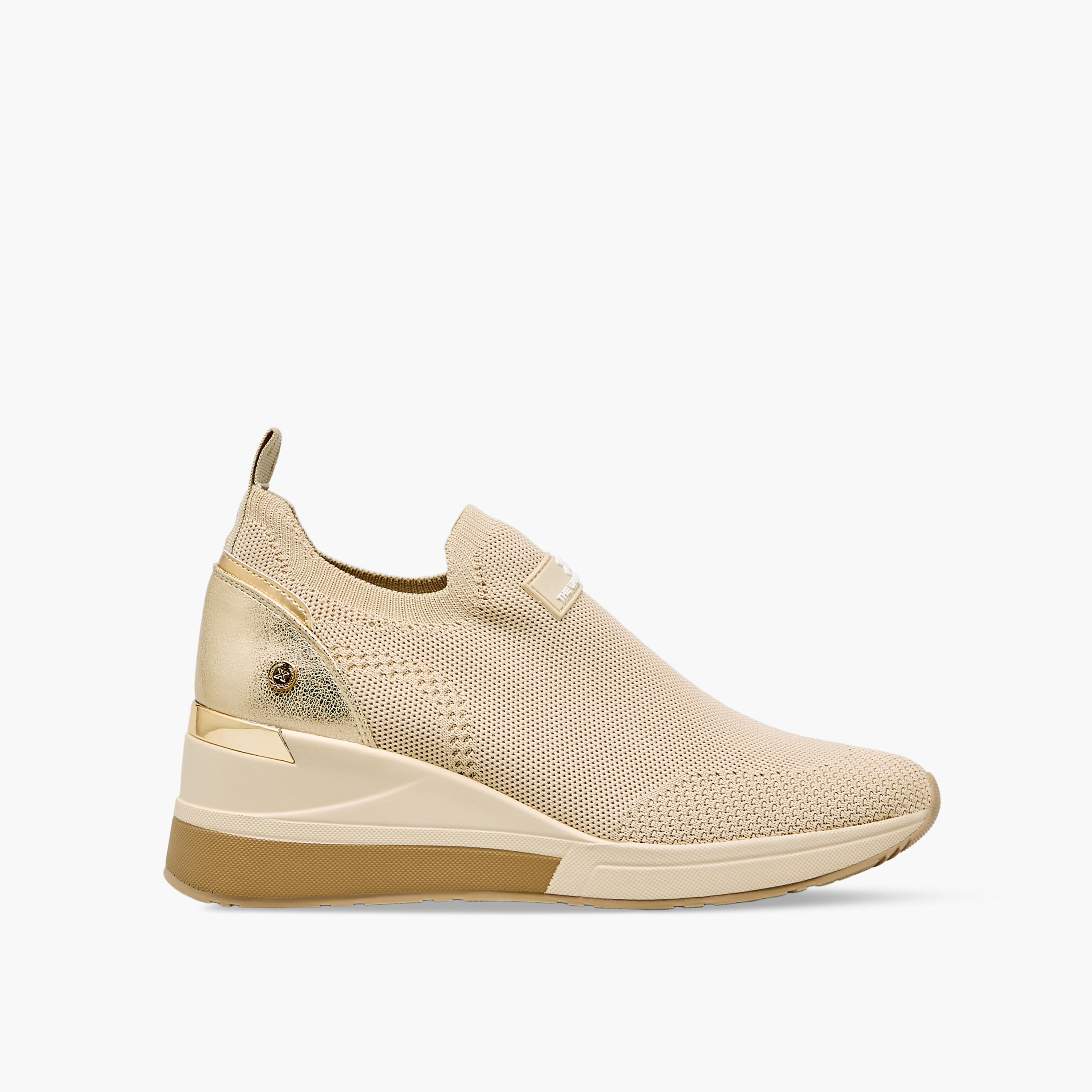 XTI Women Textured Slip-On Ankle Sneakers-women-shoes-sneakers-image-3