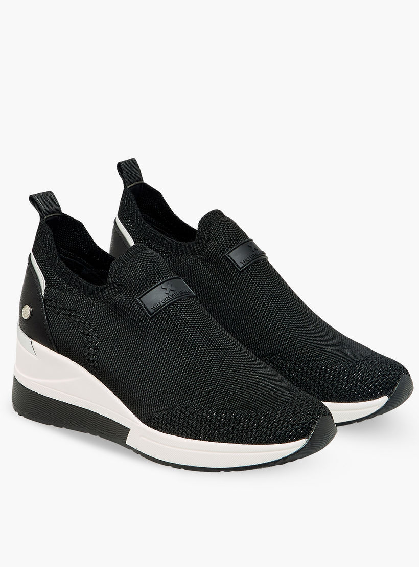 XTI Women Textured Slip-On Ankle Sneakers-women-shoes-sneakers-image-1