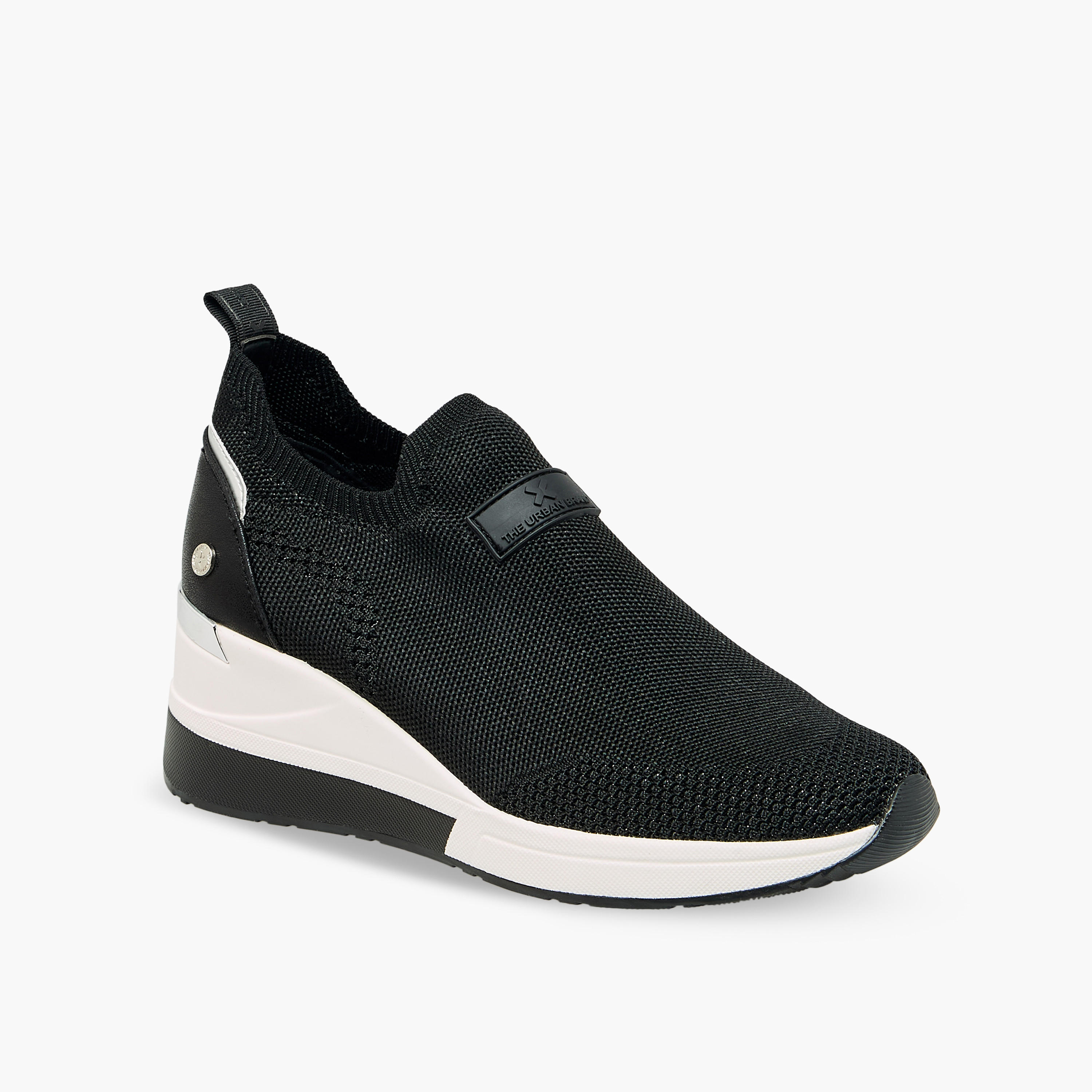 XTI Women Textured Slip-On Ankle Sneakers-women-shoes-sneakers-image-2