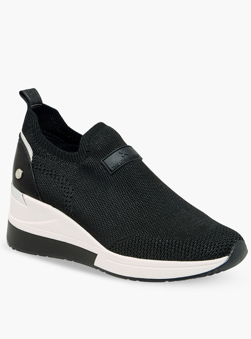 XTI Women Textured Slip-On Ankle Sneakers-women-shoes-sneakers-image-2