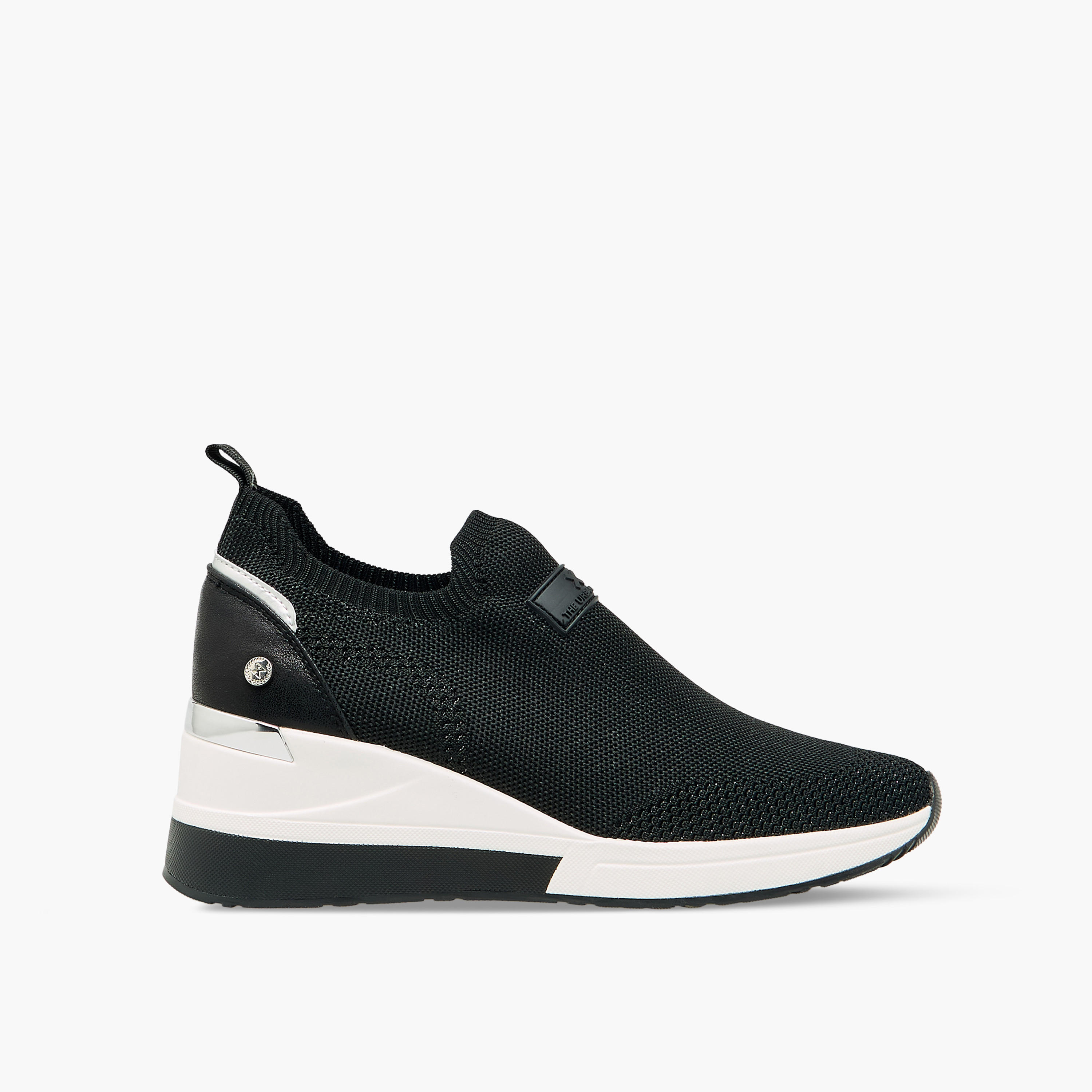 XTI Women Textured Slip-On Ankle Sneakers-women-shoes-sneakers-image-3