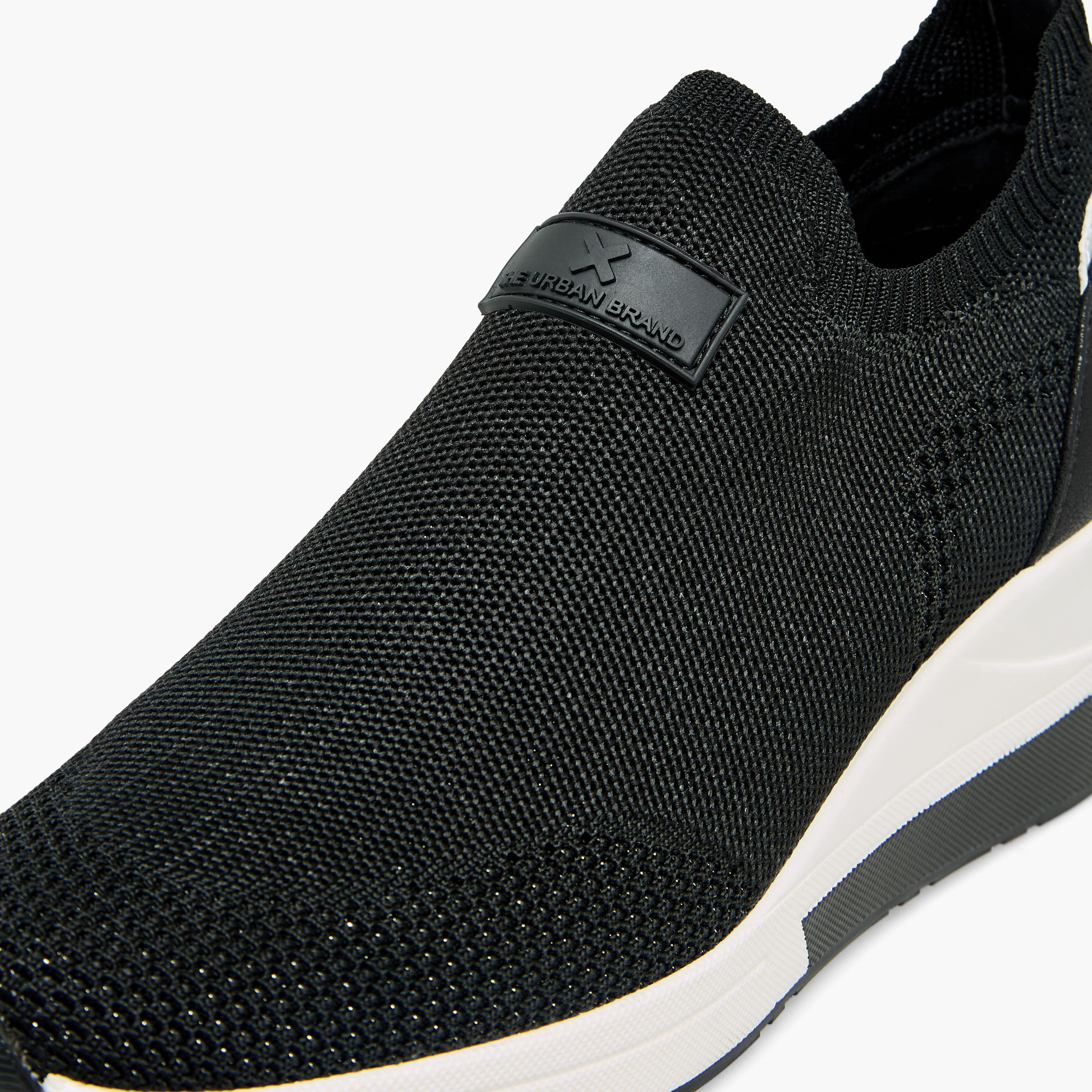 XTI Women Textured Slip-On Ankle Sneakers-women-shoes-sneakers-image-4