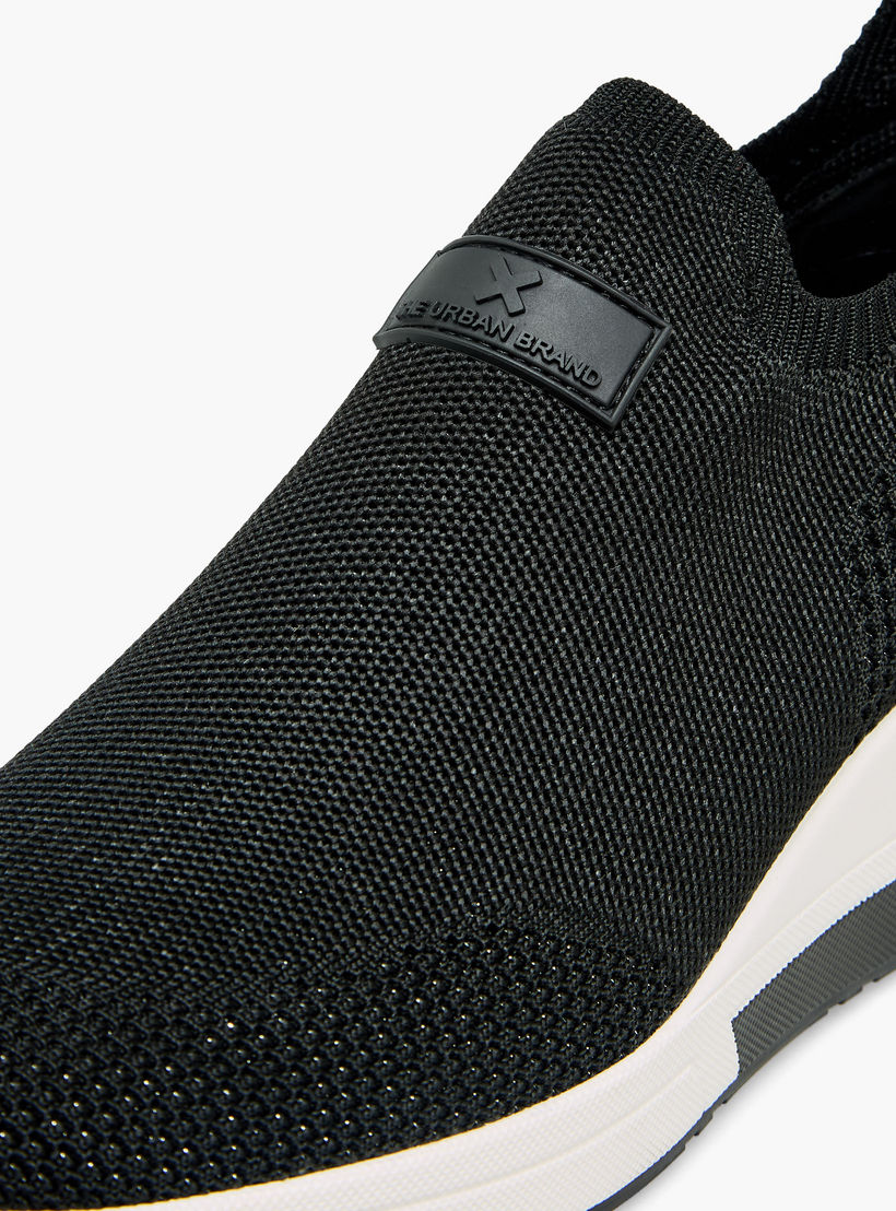 XTI Women Textured Slip-On Ankle Sneakers-women-shoes-sneakers-image-4