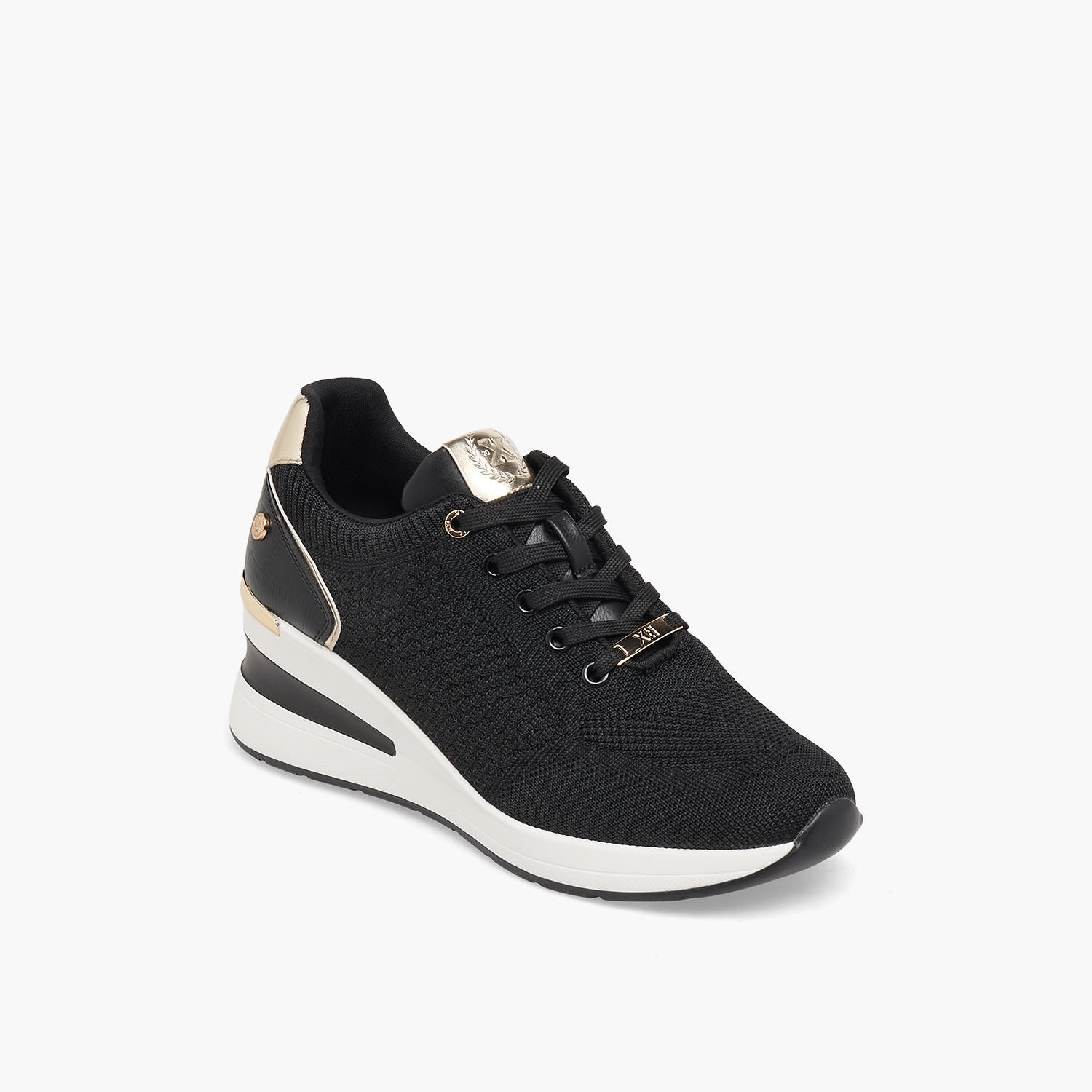 حذاء سنيكرز نسائي برقبة كاحل بكعب إسفين بارز الملمس من إكس تي آي-women-shoes-sneakers-image-2