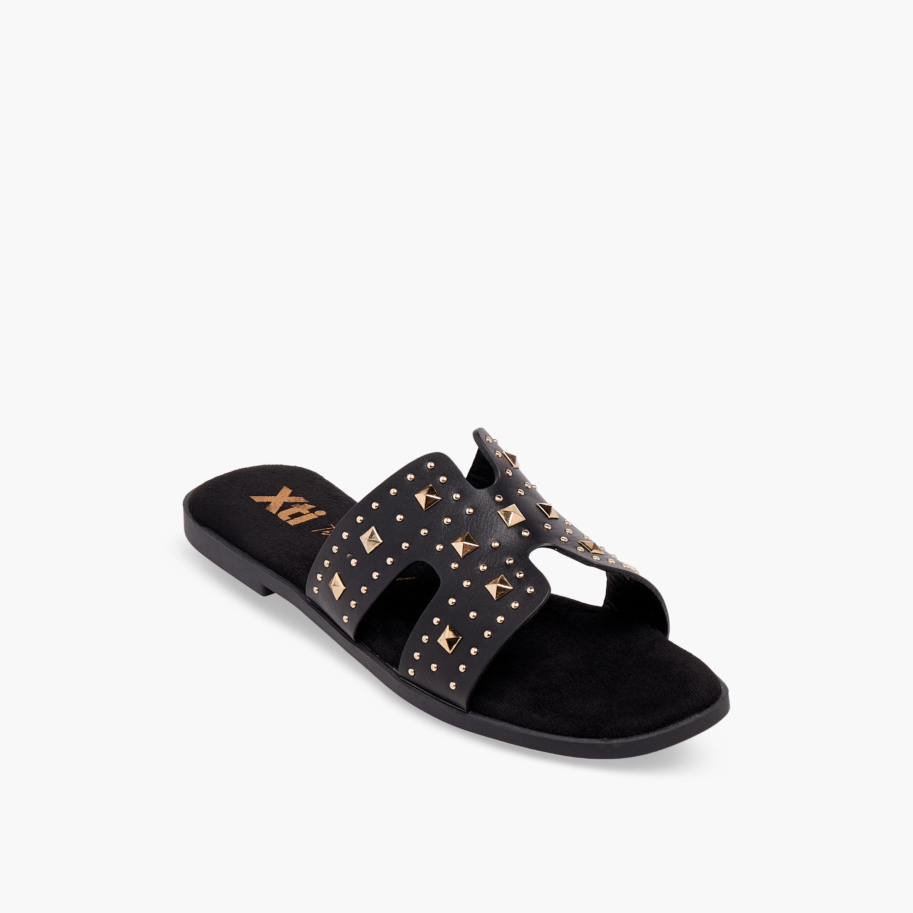 XTI Women Metallic Accent Sandals-women-shoes-flats-sandals-image-2