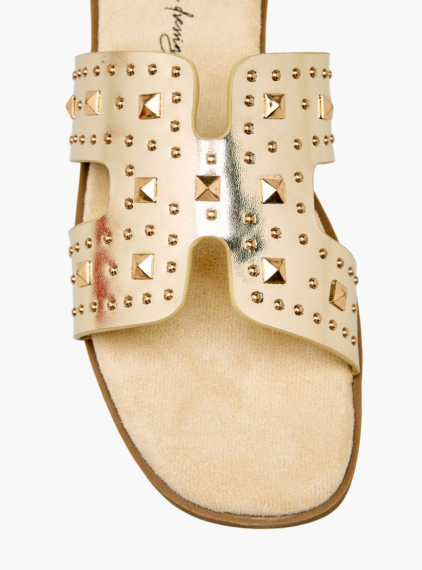 XTI Women Metallic Accent Sandals-women-shoes-flats-sandals-image-4