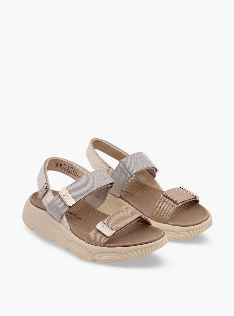 XTI Women Hook & Loop Sandals-women-shoes-flats-sandals-image-1