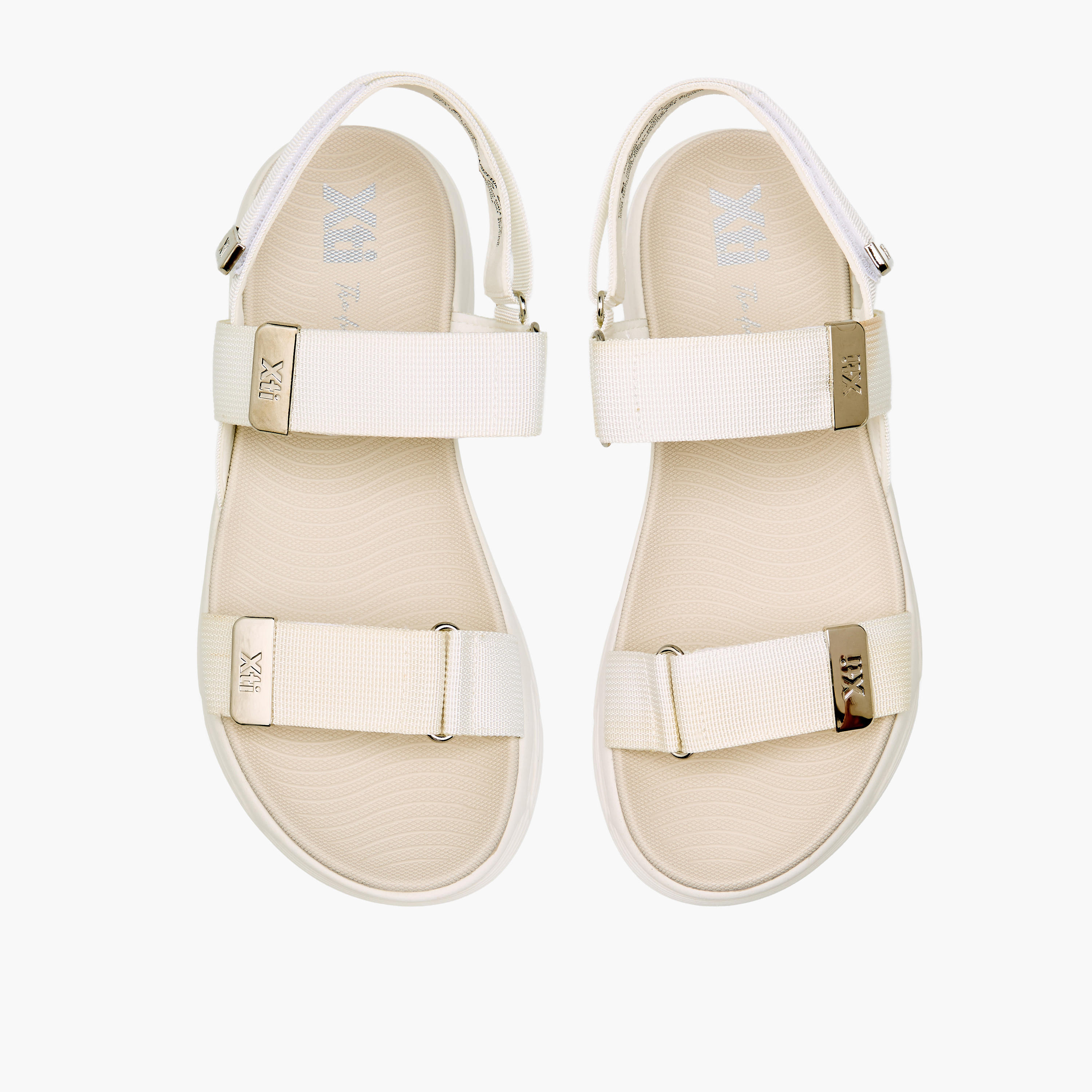 XTI Women Hook & Loop Sandals-women-shoes-flats-sandals-image-1