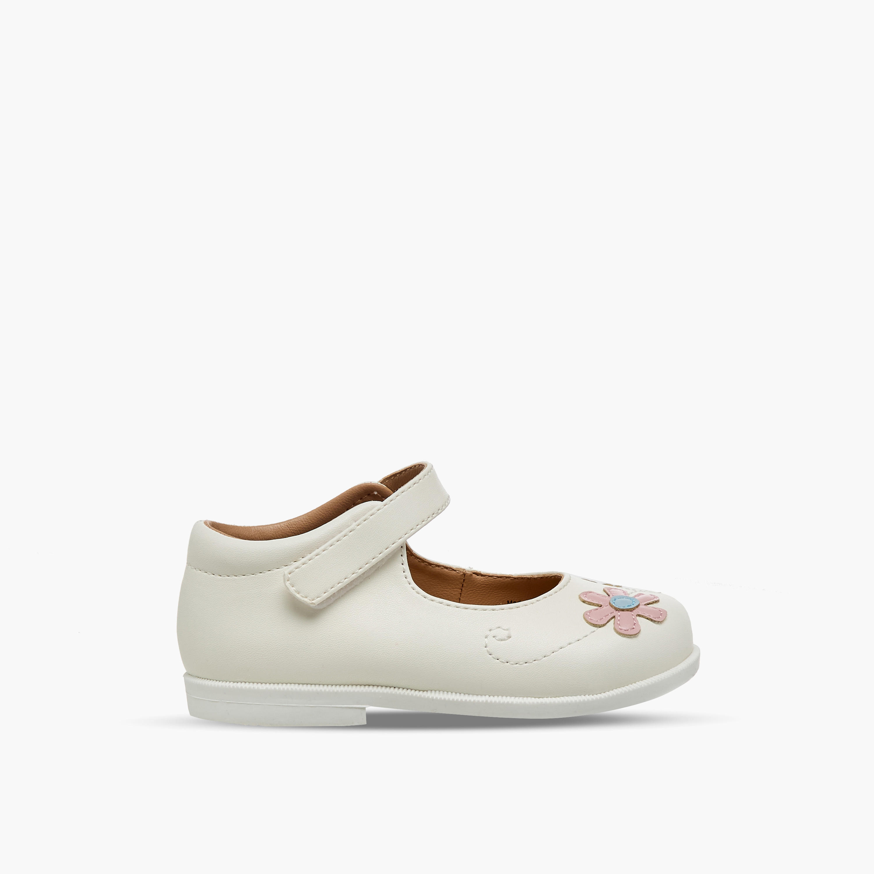 حذاء ماري جين مطرز بالزهور للبنات من بيرفيت-girls-shoes-maryjanes-image-3