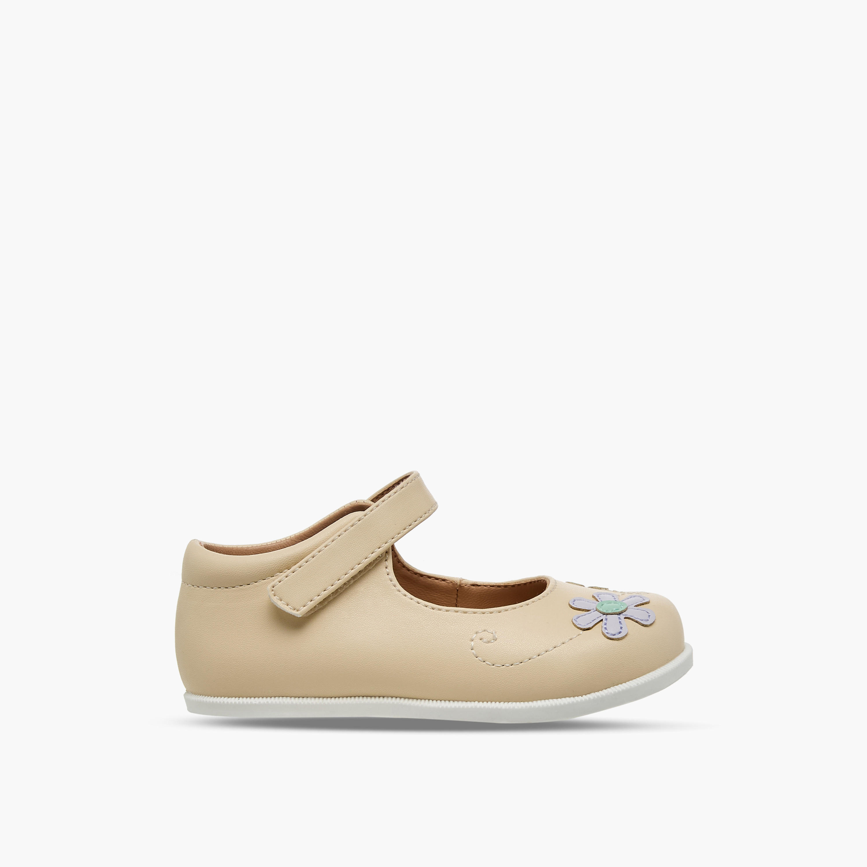 حذاء ماري جين مطرز بالزهور للبنات من بيرفيت-girls-shoes-maryjanes-image-3
