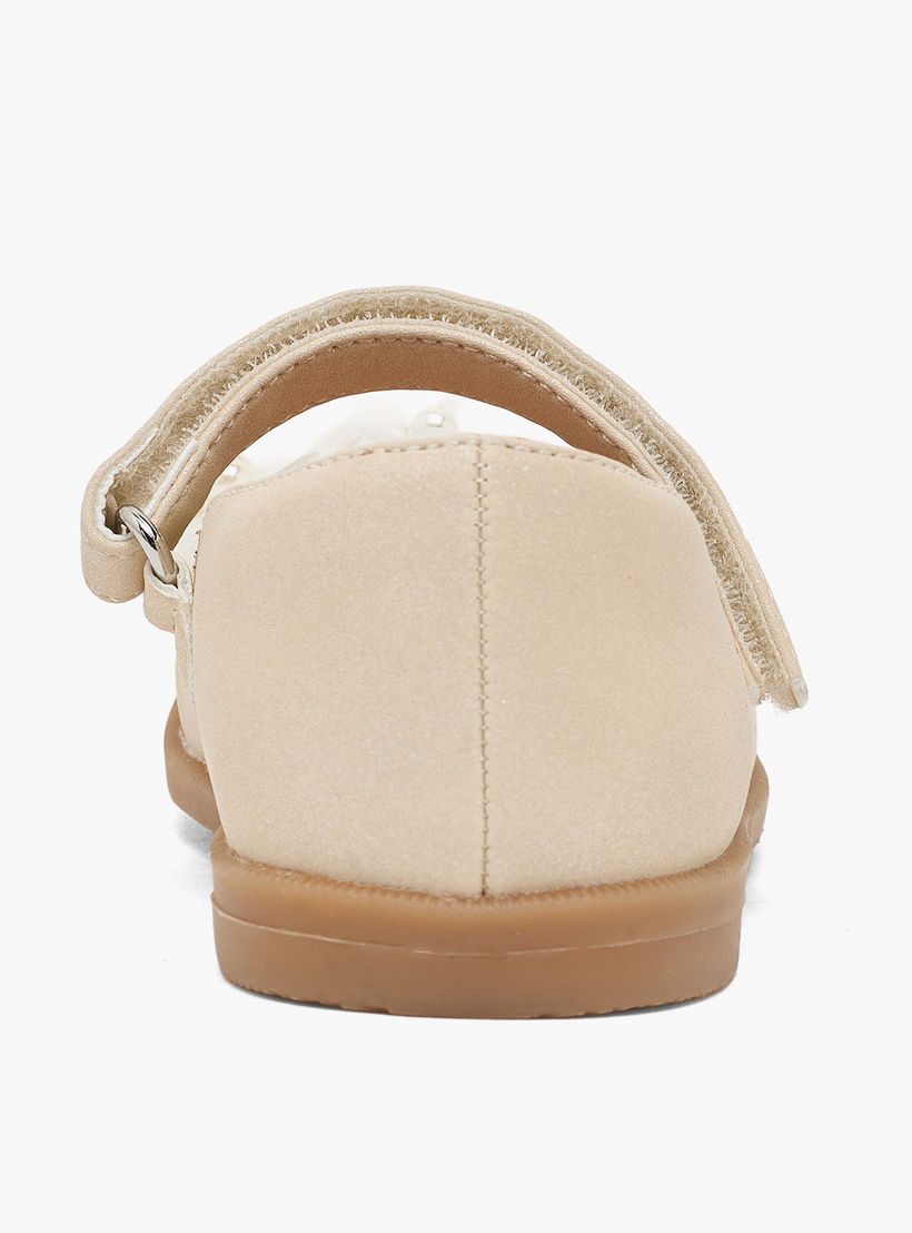 حذاء ماري جين بزخارف زهرية للبنات من بيرفيت-girls-shoes-ballerinas-image-5