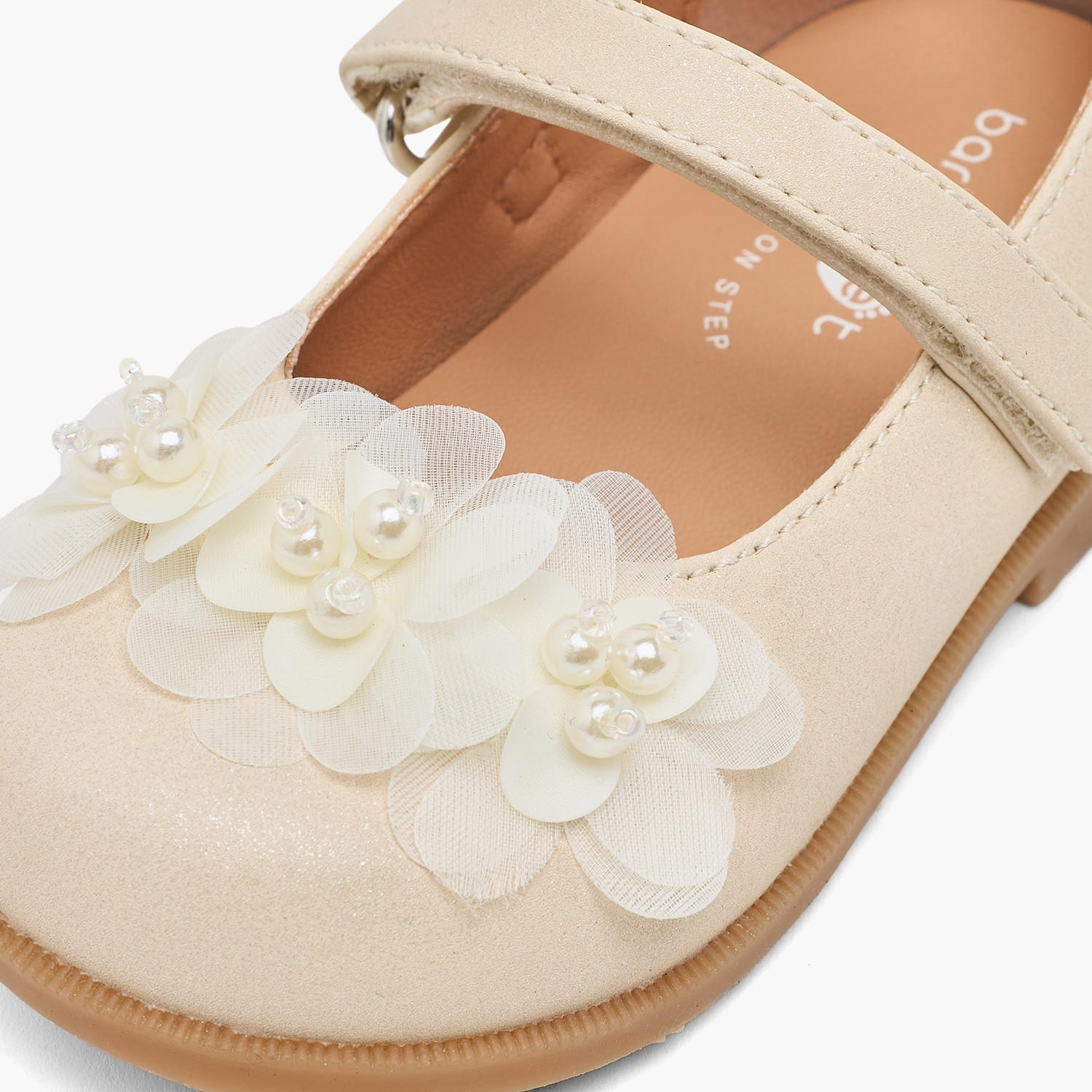 حذاء ماري جين بزخارف زهرية للبنات من بيرفيت-girls-shoes-ballerinas-image-6
