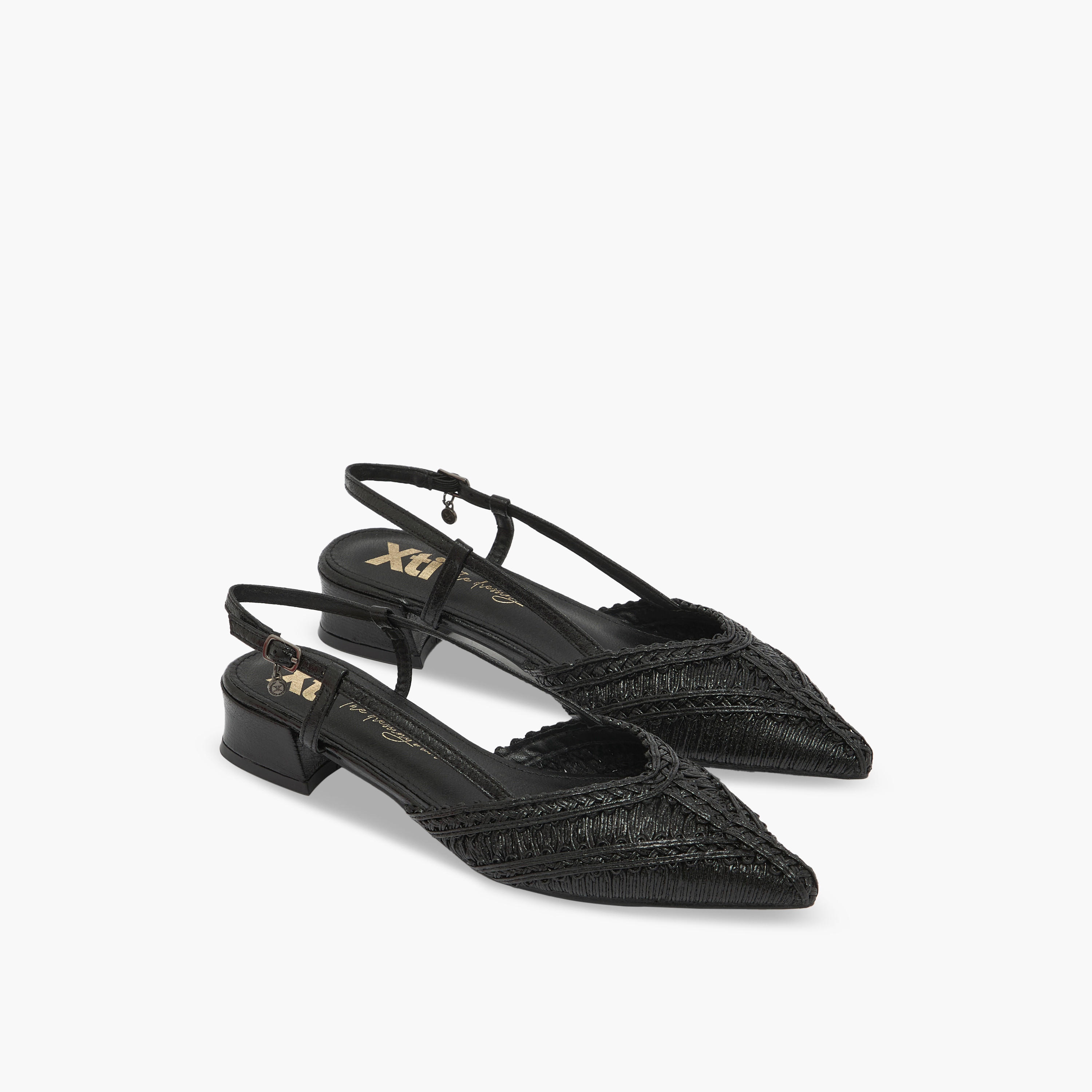 XTI Women Pointed Toe Block Heel Mules-women-shoes-sandals-heeled-image-1