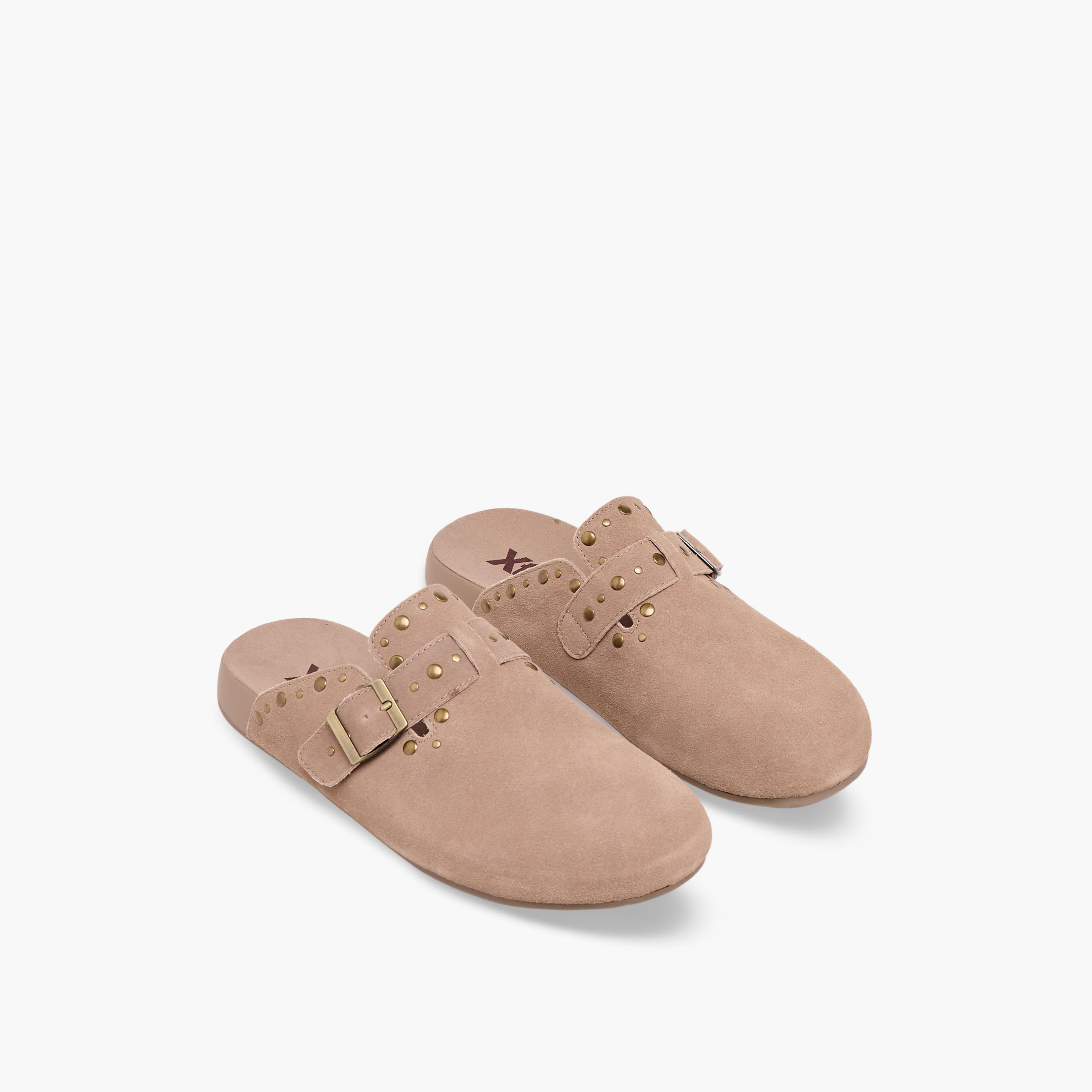 حذاء ميول جلد المرصع للنساء من إكس تي آي-women-shoes-flats-mules-image-1