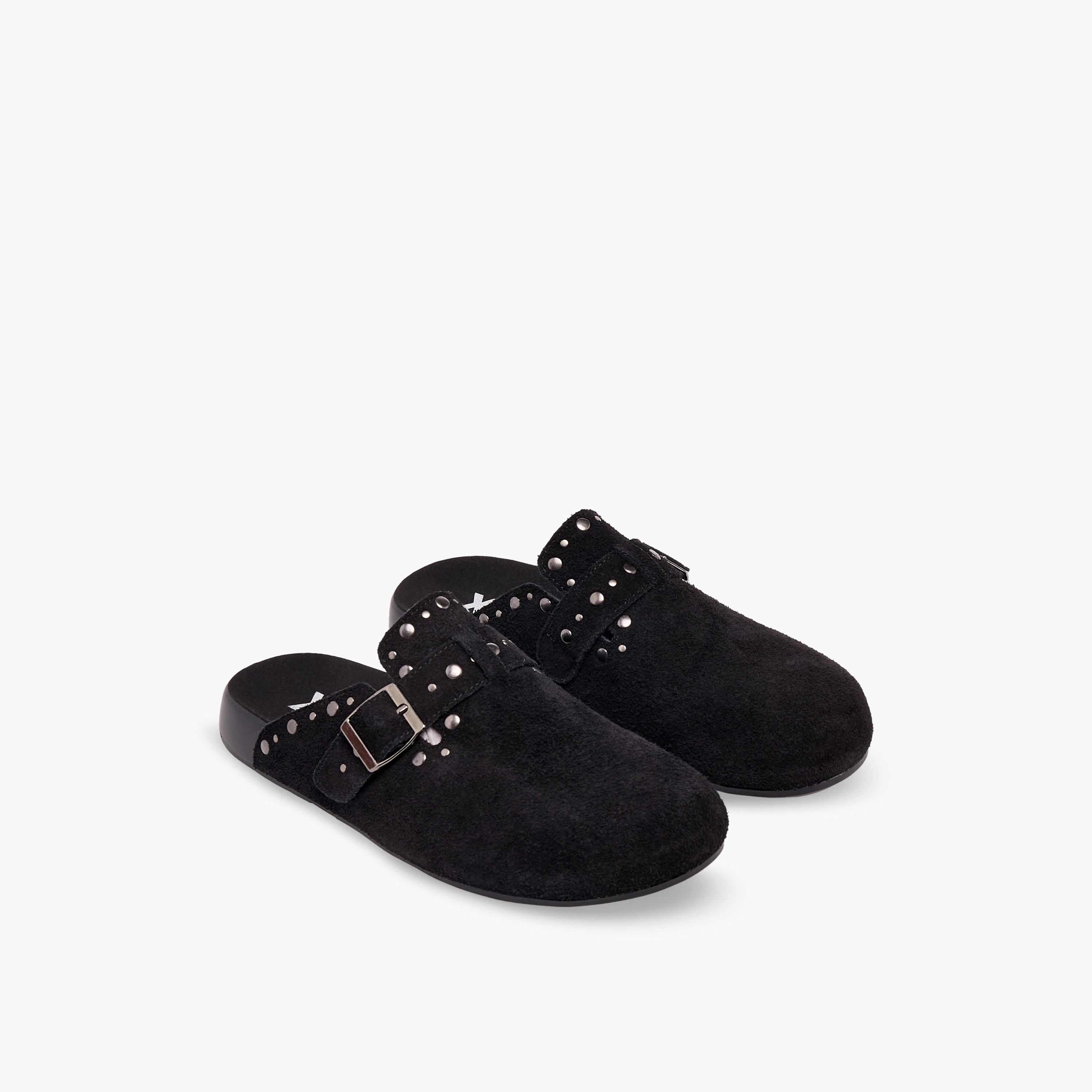 حذاء ميول جلد المرصع للنساء من إكس تي آي-women-shoes-flats-mules-image-1
