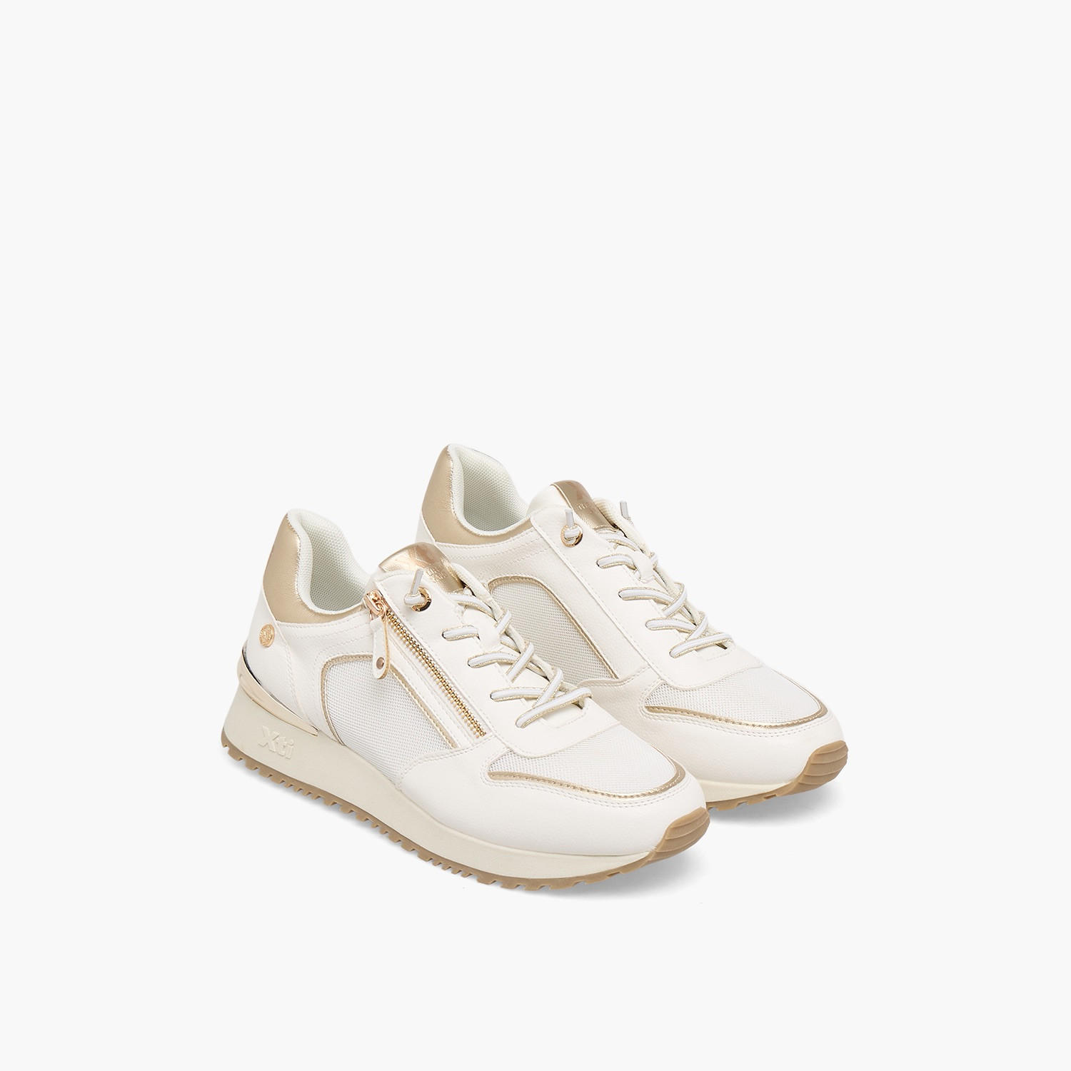 حذاء سنيكرز نسائي برقبة كاحل بكعب إسفين بارز الملمس من إكس تي آي-women-shoes-sneakers-image-1