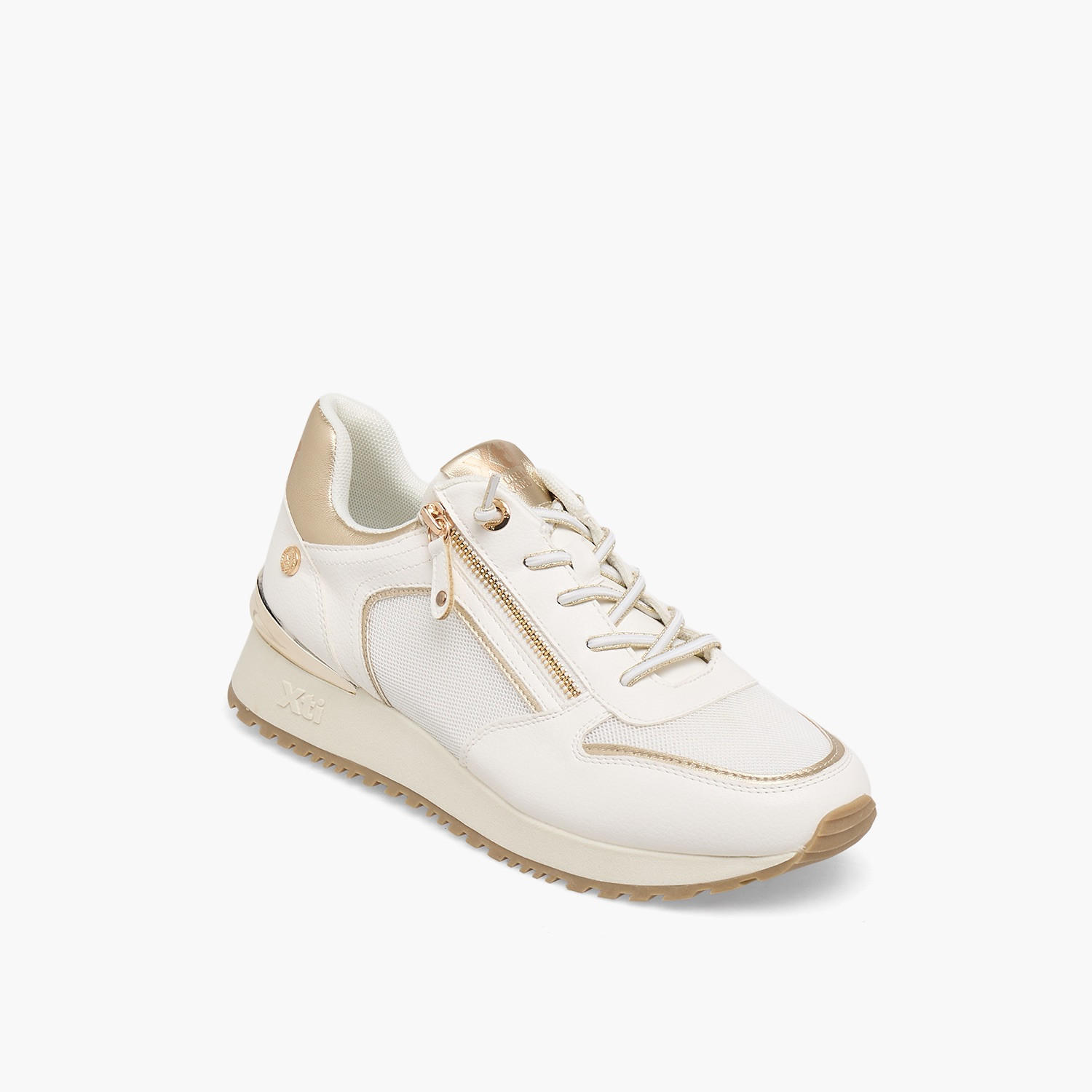 حذاء سنيكرز نسائي برقبة كاحل بكعب إسفين بارز الملمس من إكس تي آي-women-shoes-sneakers-image-2