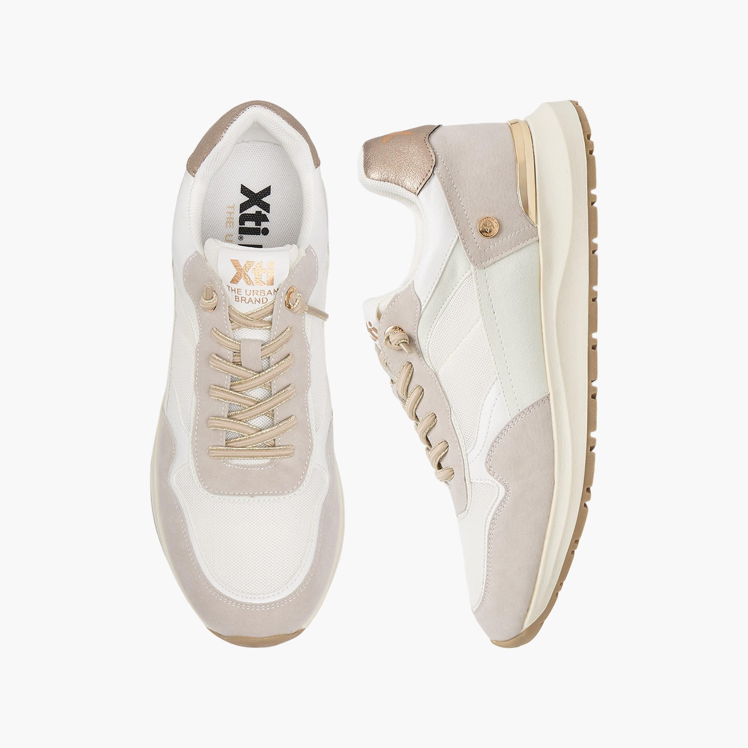 حذاء سنيكرز نسائي برقبة كاحل بارز الملمس من إكس تي آي-women-shoes-sneakers-image-1