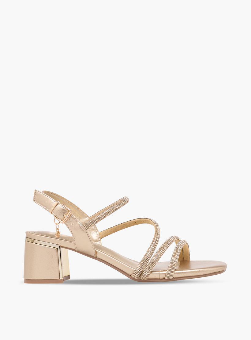 XTI Women Embellished Block Heel Sandals-women-shoes-sandals-heeled-image-3