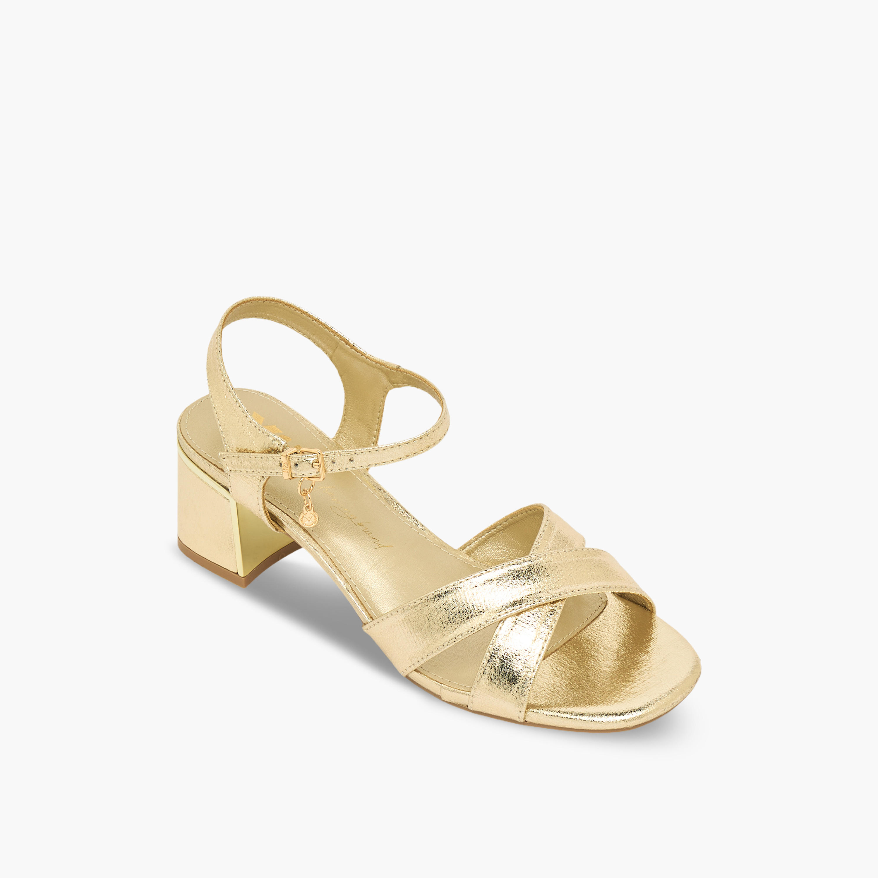 صندل بكعب سميك وأحزمة متقاطعة للنساء من إكس تي آي-women-shoes-sandals-heeled-image-2