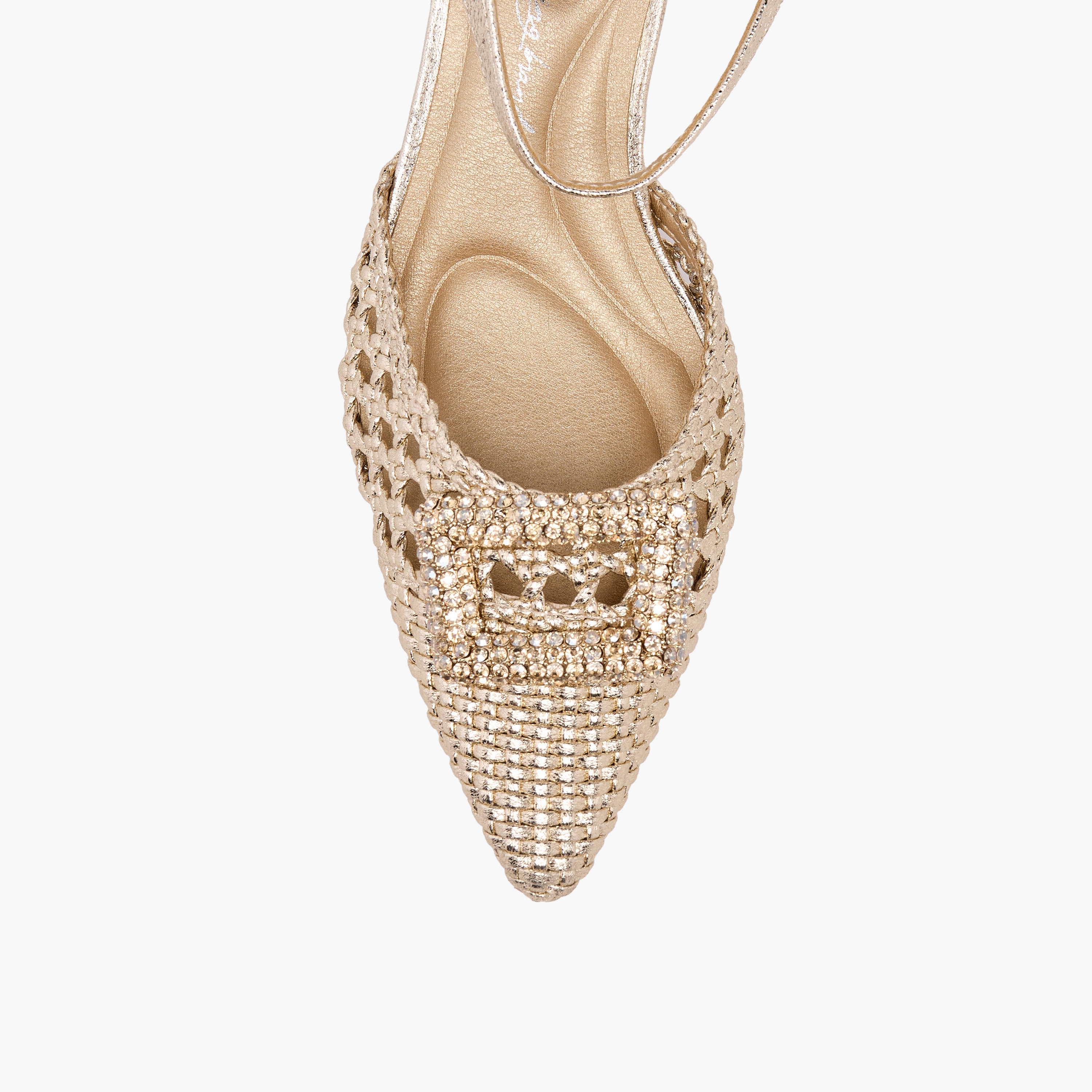 حذاء بكعب صغير بارز الملمس للنساء من إكس تي آي-women-shoes-heels-image-4