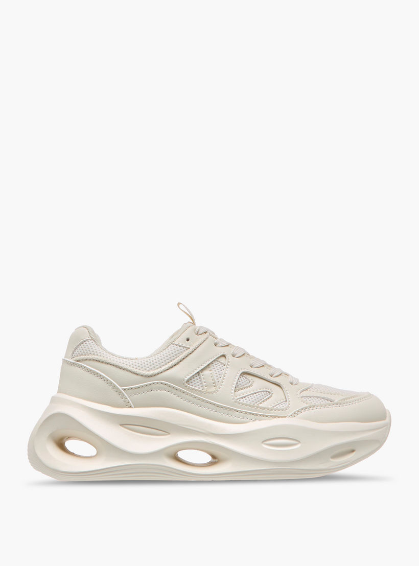 Missy Panelled Sneakers with Lace-Up Closure-women-shoes-sneakers-image-3