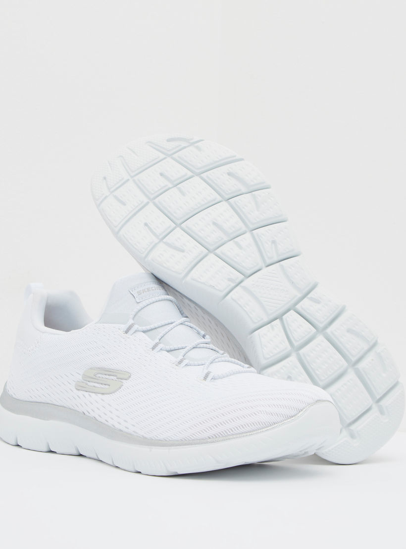 Skechers Women's Summits Slip-On Lace-Up Trainers - 149036-WSL-sports-women-shoes-image-4