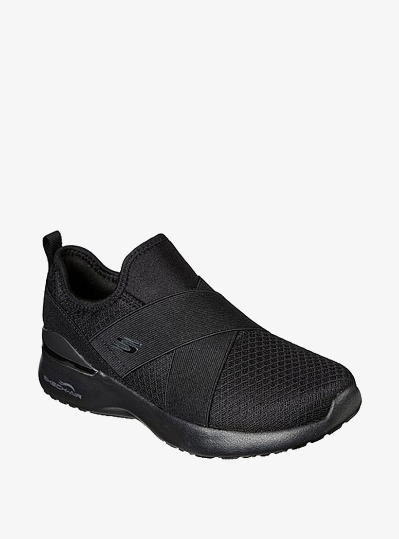 Skechers Women's SKECH AIR DYNAMIGHT Trainer Shoes with Cross Strap Detail - 149341-BBK-sports-women-shoes-image-1