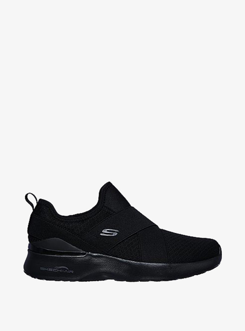 Skechers Women's SKECH AIR DYNAMIGHT Trainer Shoes with Cross Strap Detail - 149341-BBK-sports-women-shoes-image-2