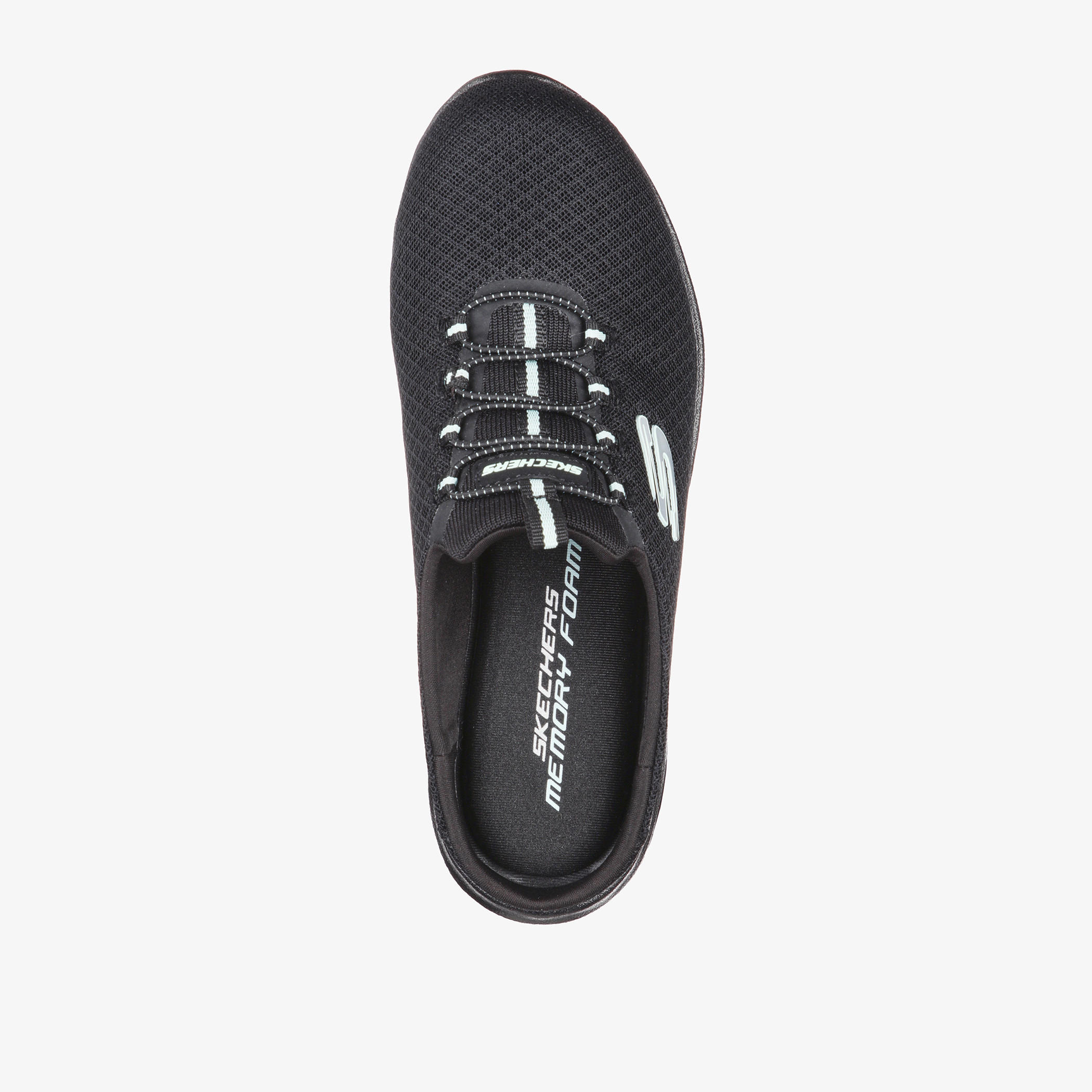 حذاء سنيكرز ساميتس سهل الارتداء من سكتشرز - 149529-BKAQ-women-shoes-flats-mules-image-2