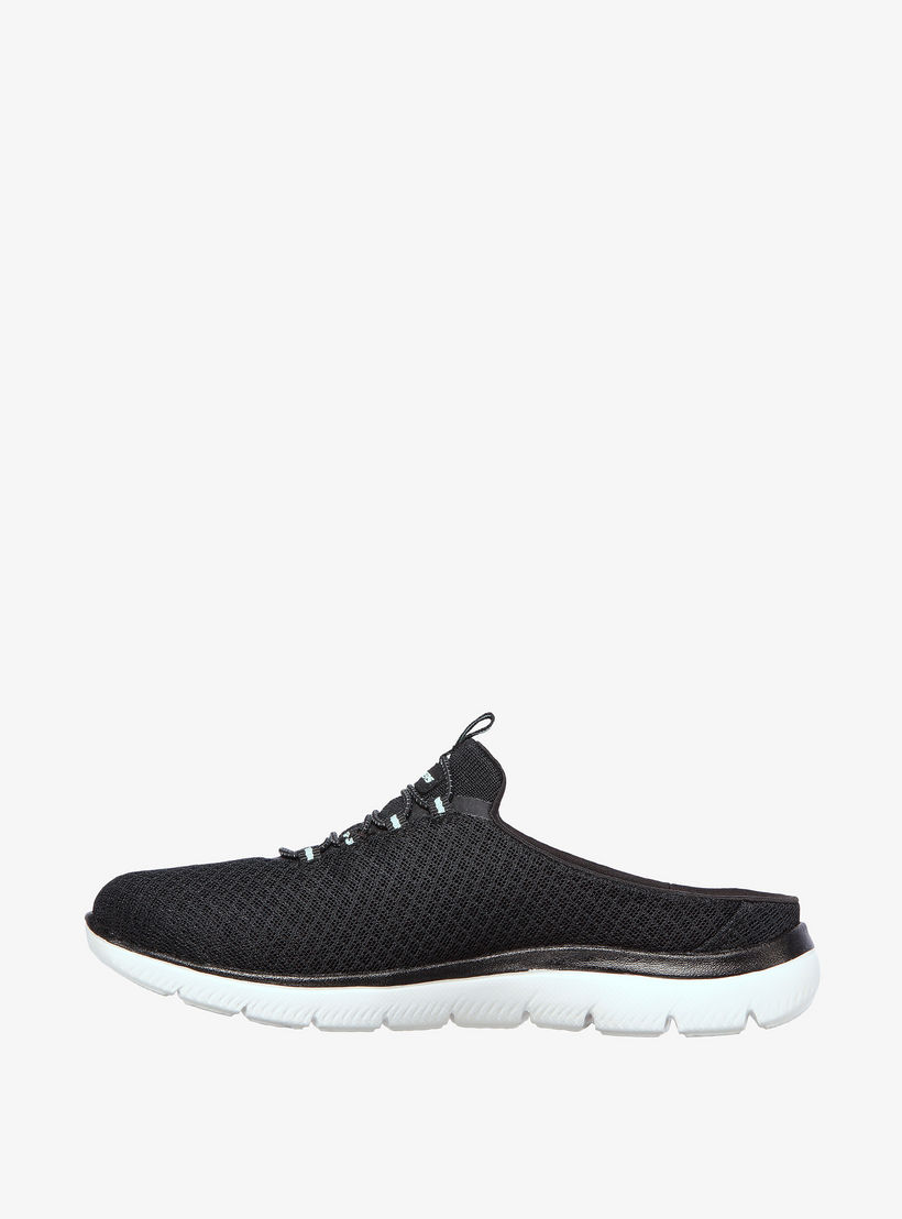 حذاء سنيكرز ساميتس سهل الارتداء من سكتشرز - 149529-BKAQ-women-shoes-flats-mules-image-4