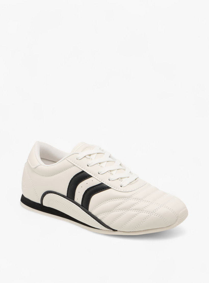 Dash Panelled Sneakers with Lace-Up Closure-women-shoes-sneakers-image-4