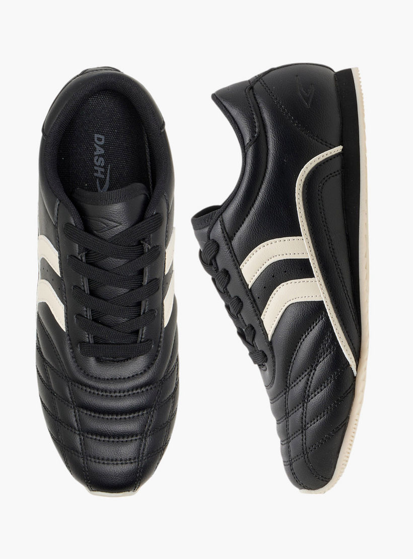 Dash Panelled Sneakers with Lace-Up Closure-women-shoes-sneakers-image-1