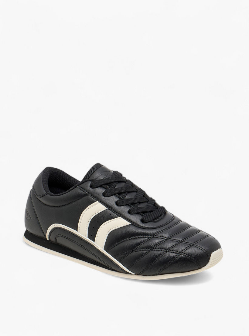 Dash Panelled Sneakers with Lace-Up Closure-women-shoes-sneakers-image-3