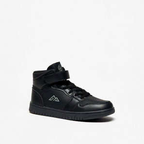 حذاء سنيكرز بشريط إغلاق لاصق ورقبة عالية للأطفال من أوكلان من شو إكسبرس-boys-shoes-sneakers-image-1